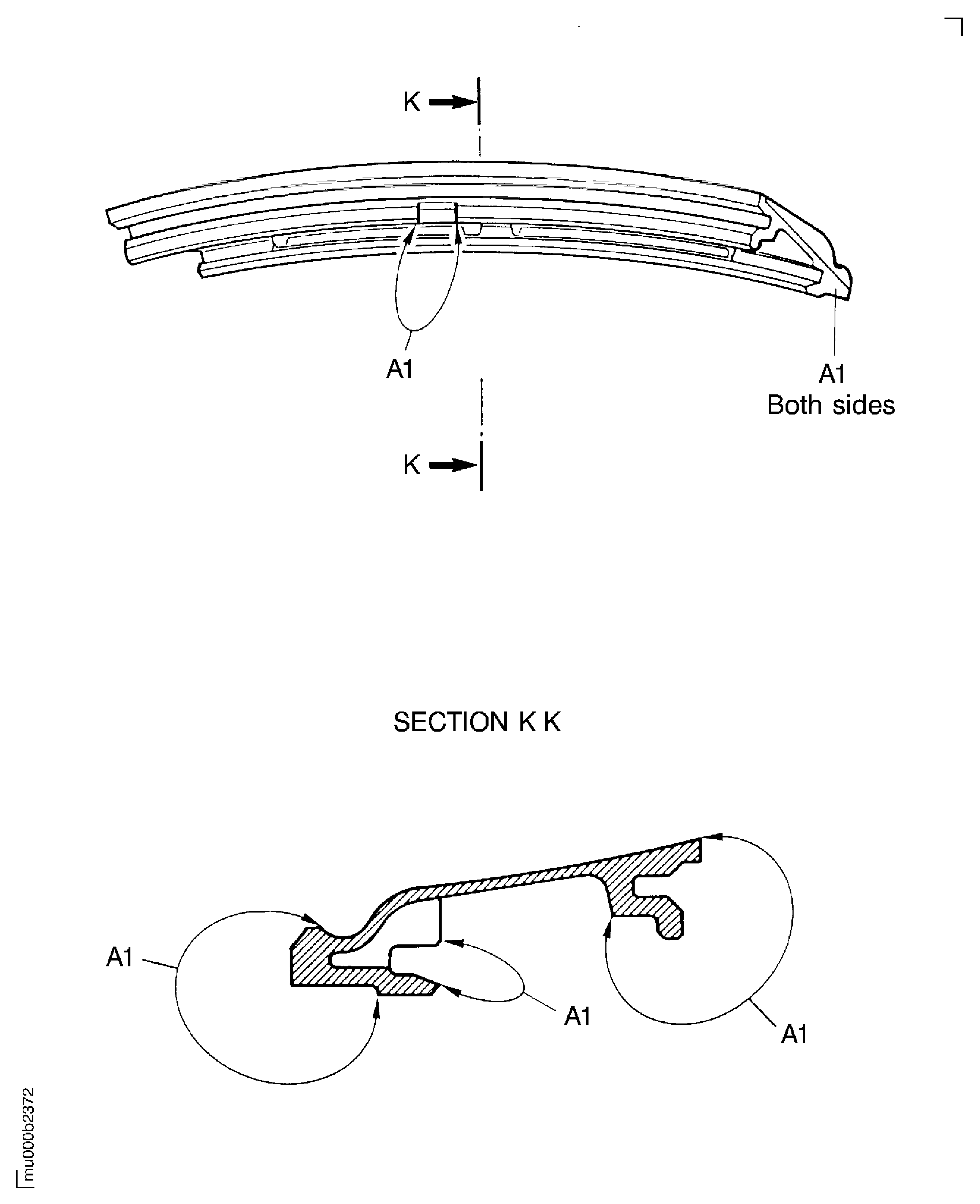 Overcoat the inner duct segment