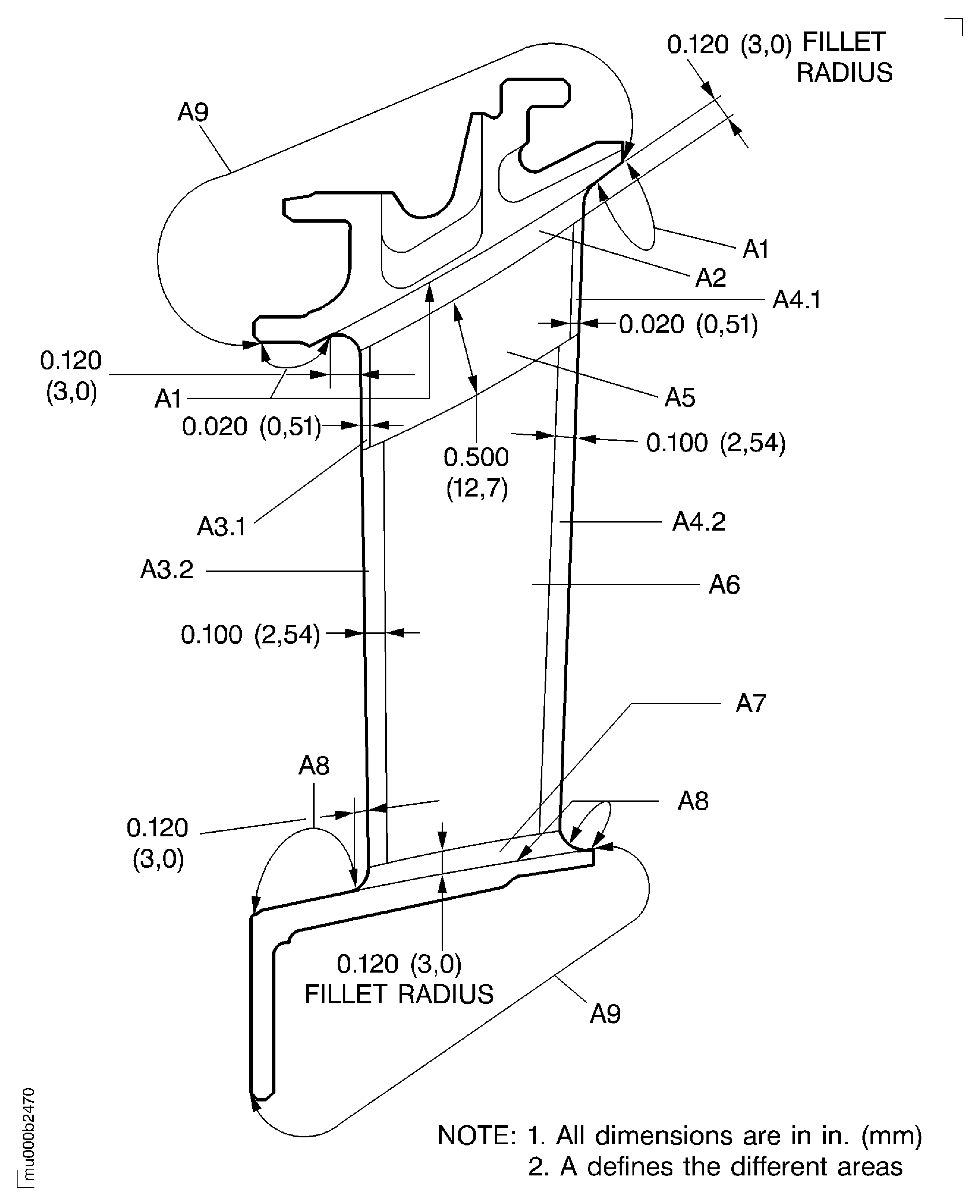 Blend repair the stage 3 turbine vanes