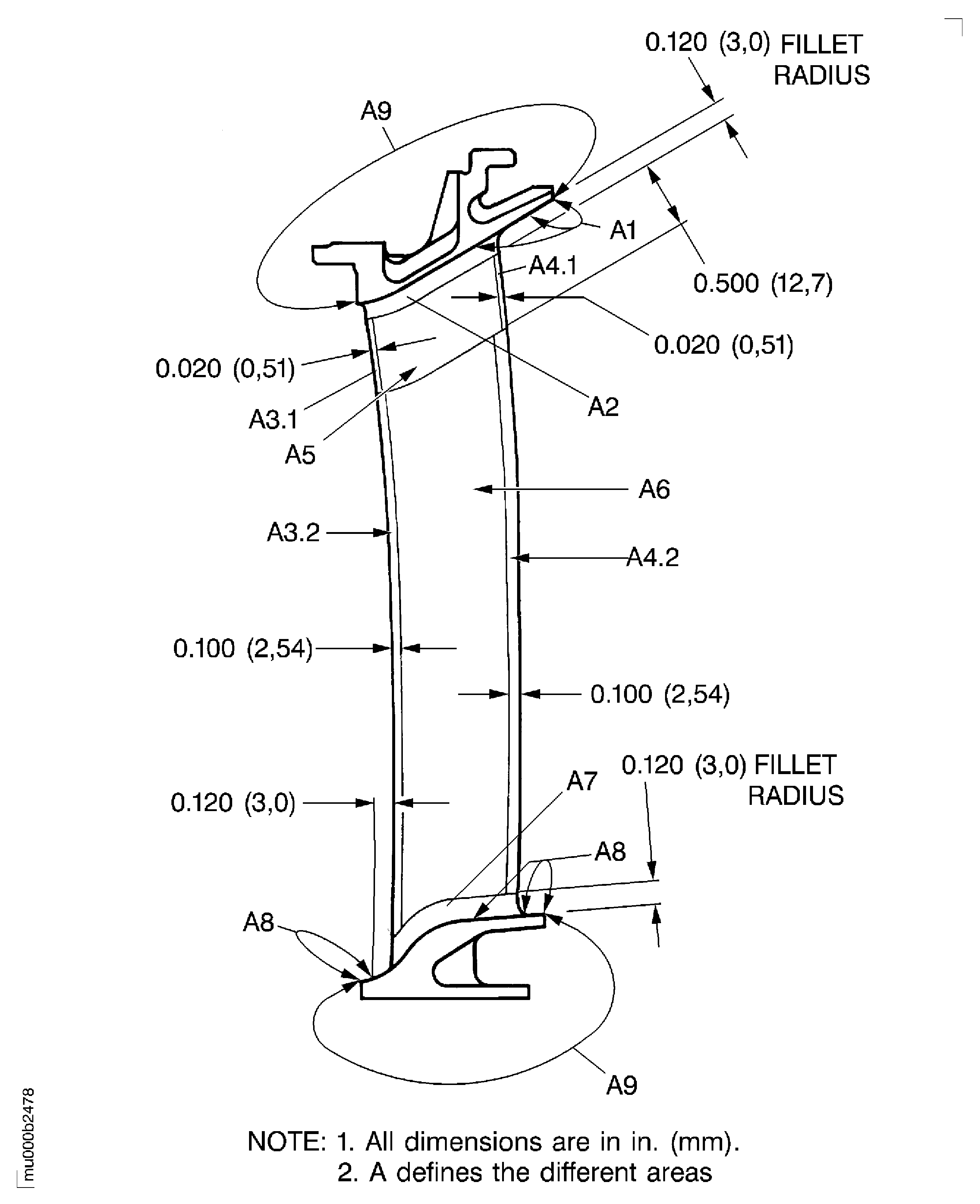 Blend repair the stage 4 turbine vanes