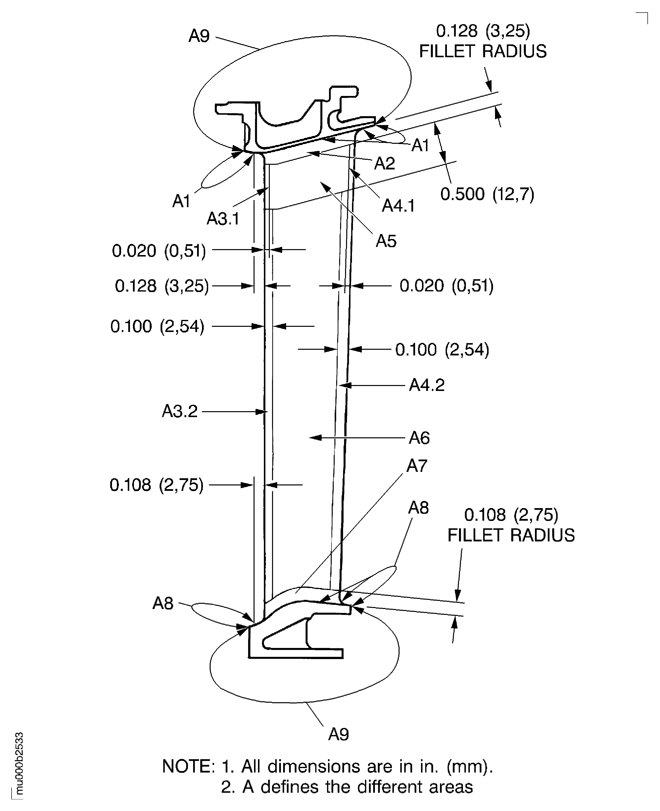 Repair Details and Dimensions