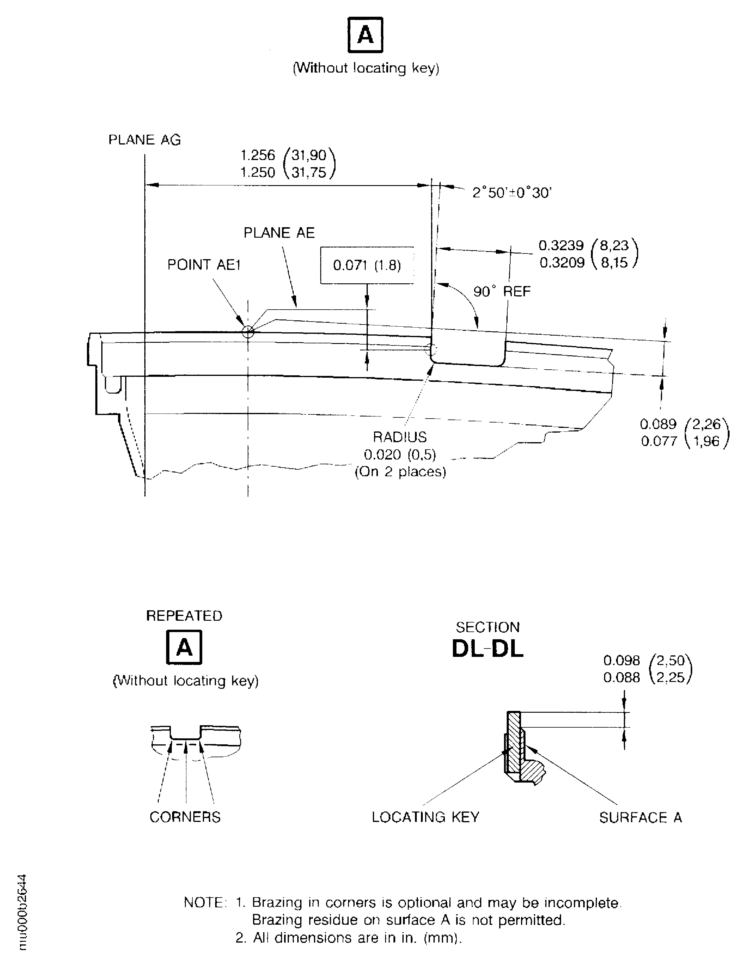 Replace the Locating Key of the Stage 6 Turbine Vane