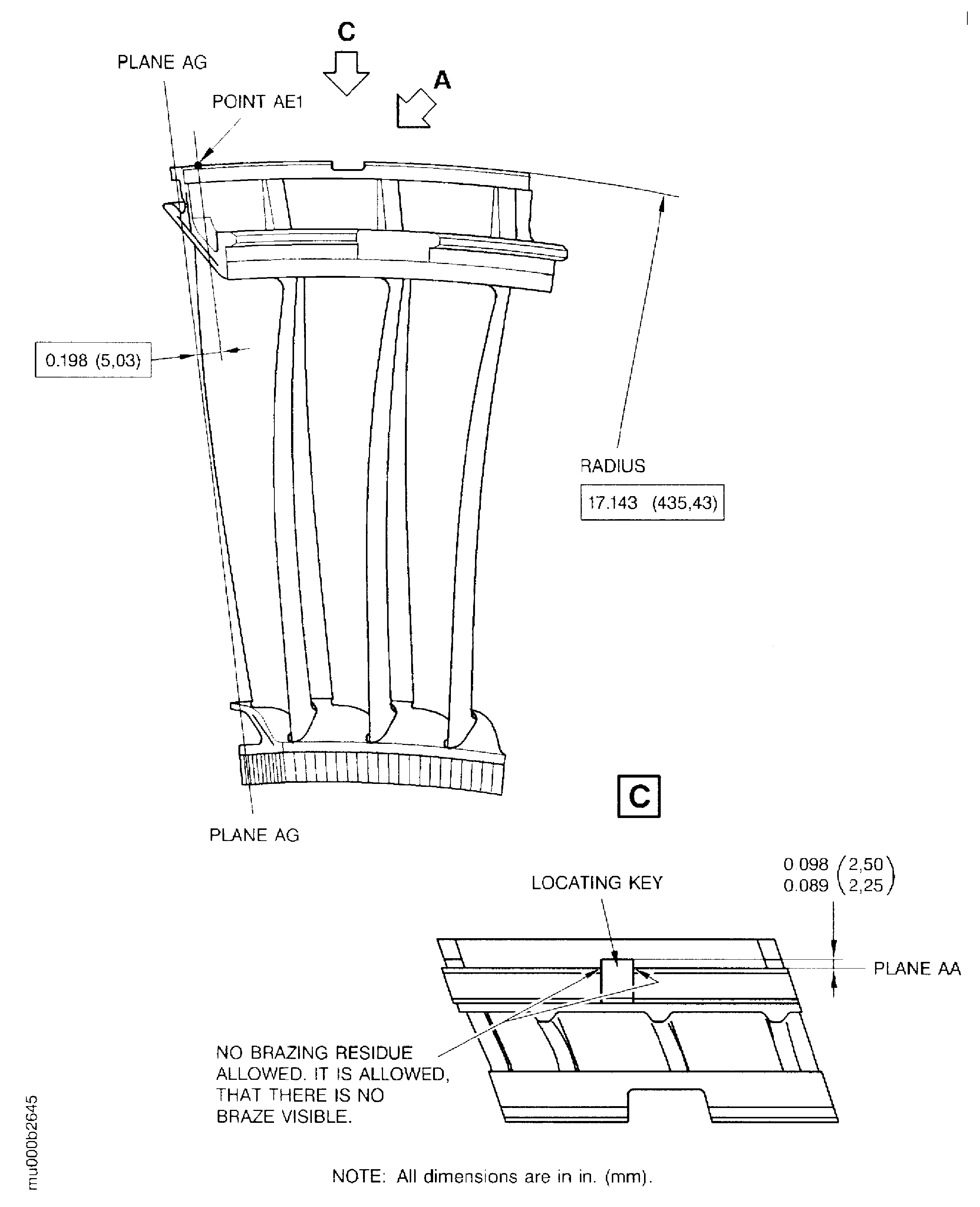 Repair Details and Dimensions