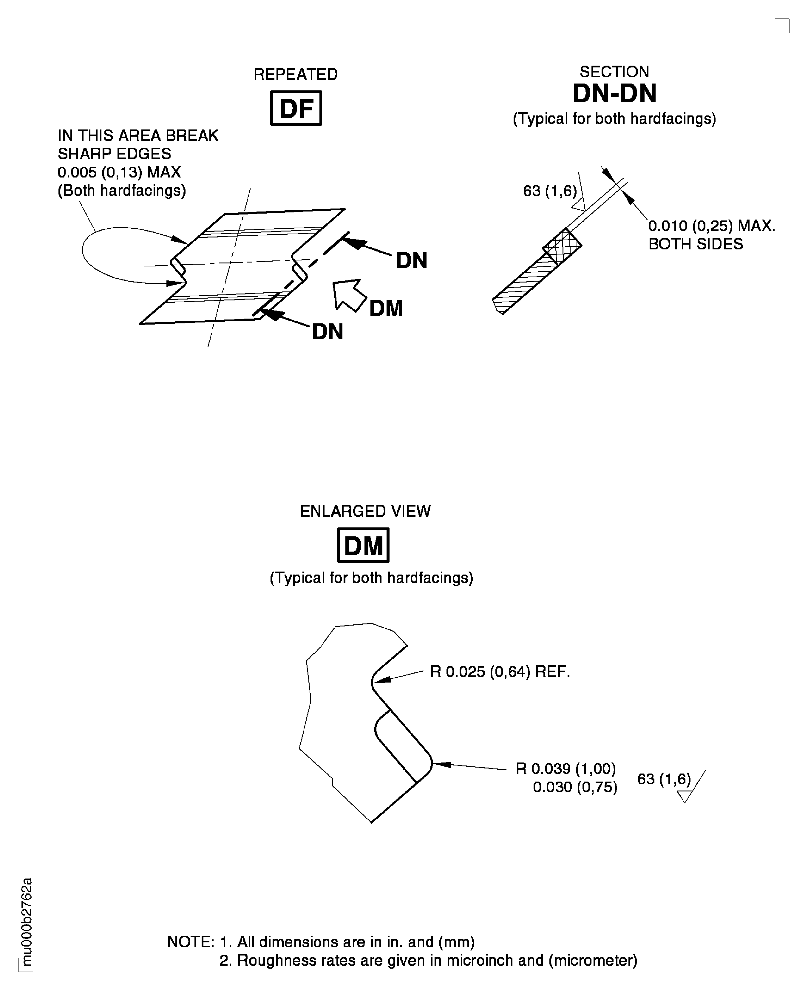 Repair Details and Dimensions