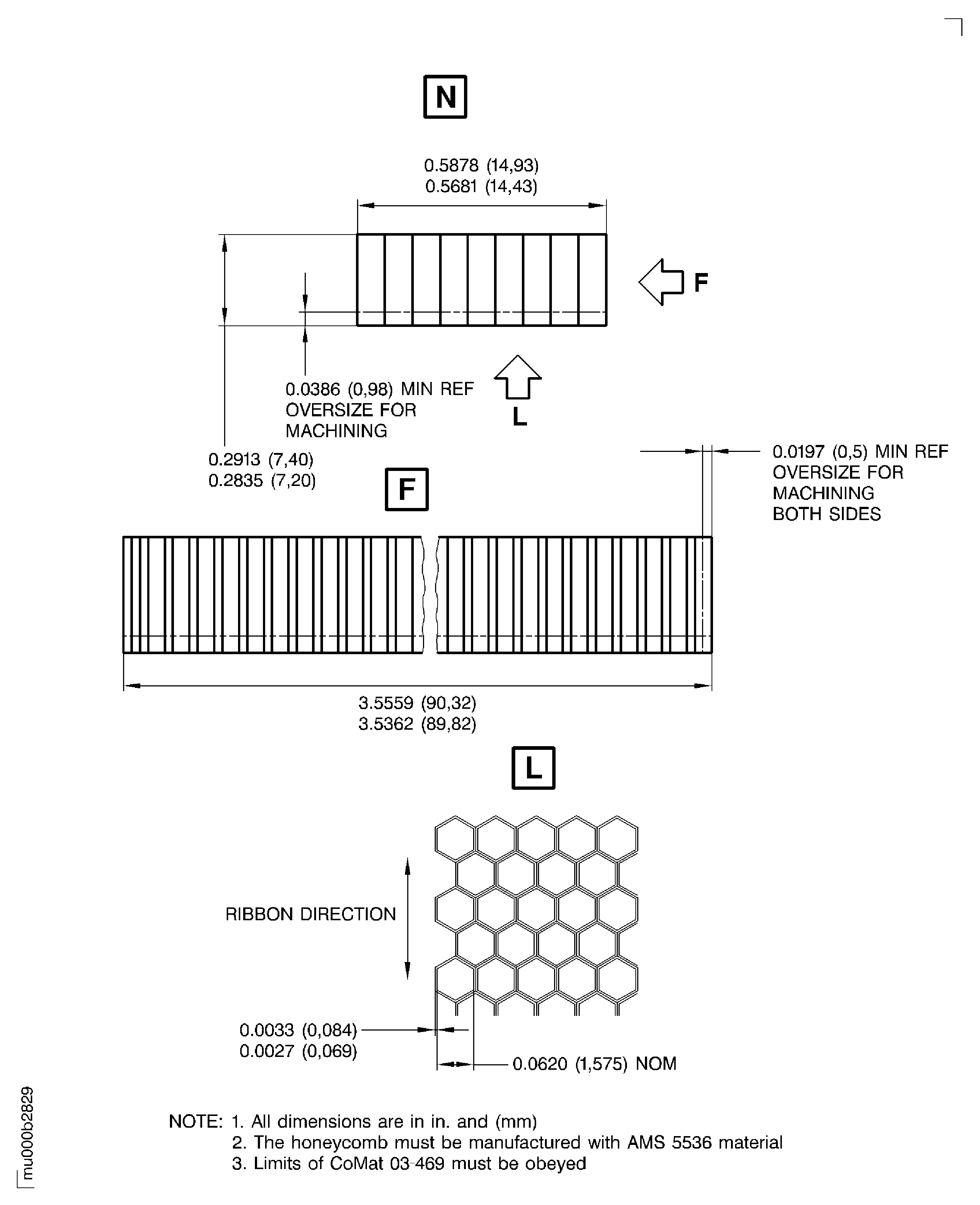 Local manufacture honeycomb seal segment of the shroud segment