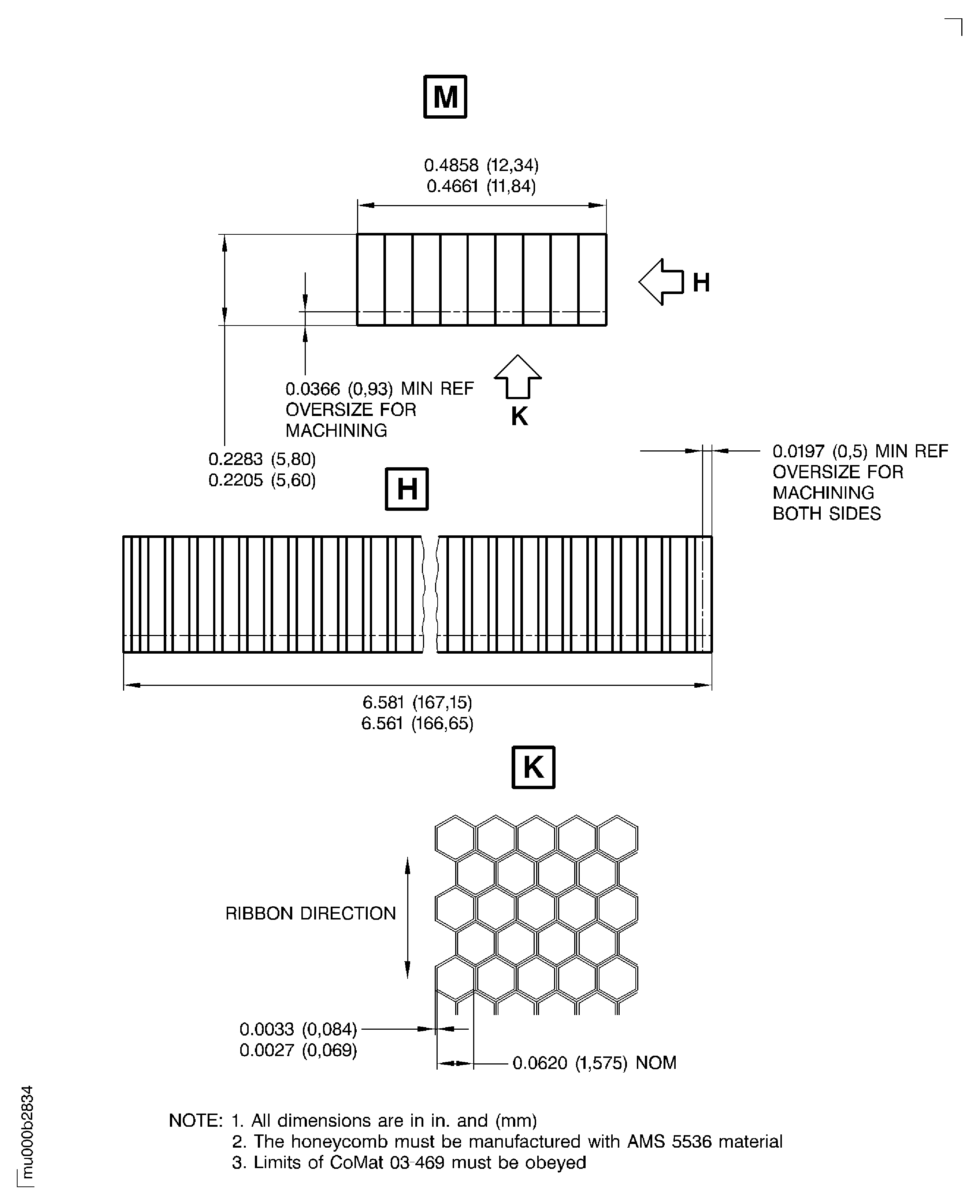 Local manufacture honeycomb seal segment of the shroud seal segment