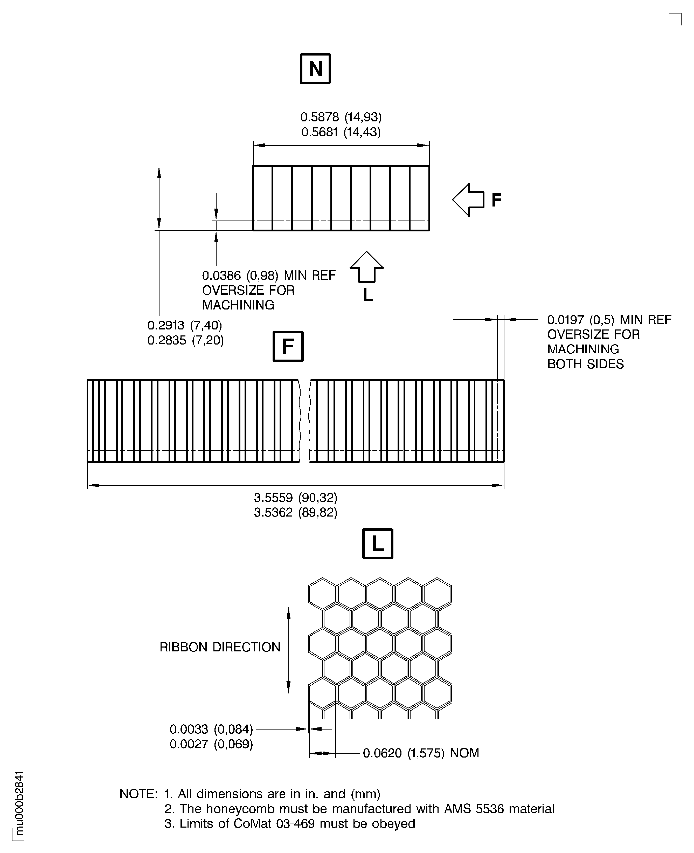 Local manufacture honeycomb seal segment of the shroud seal segment