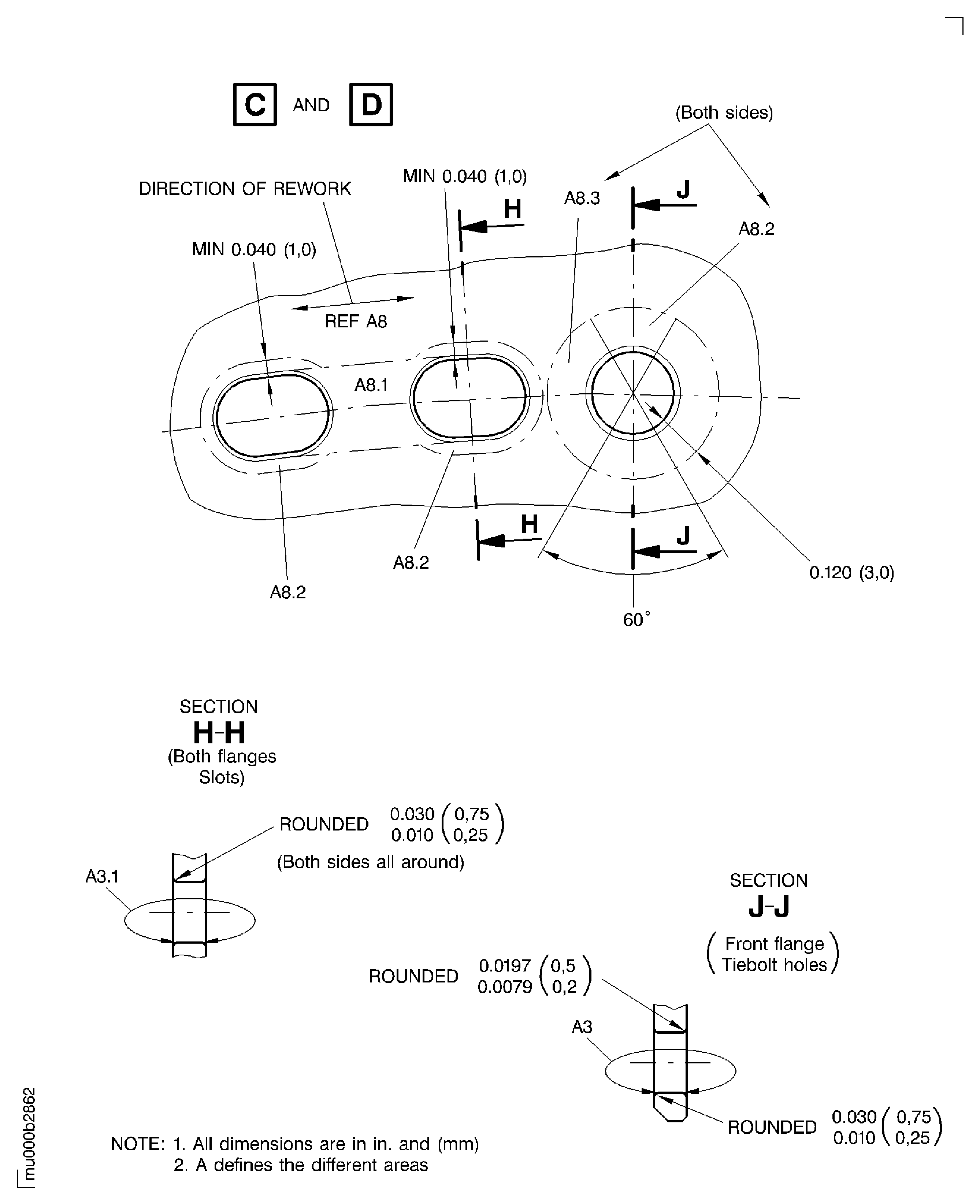 Repair Details and Dimensions
