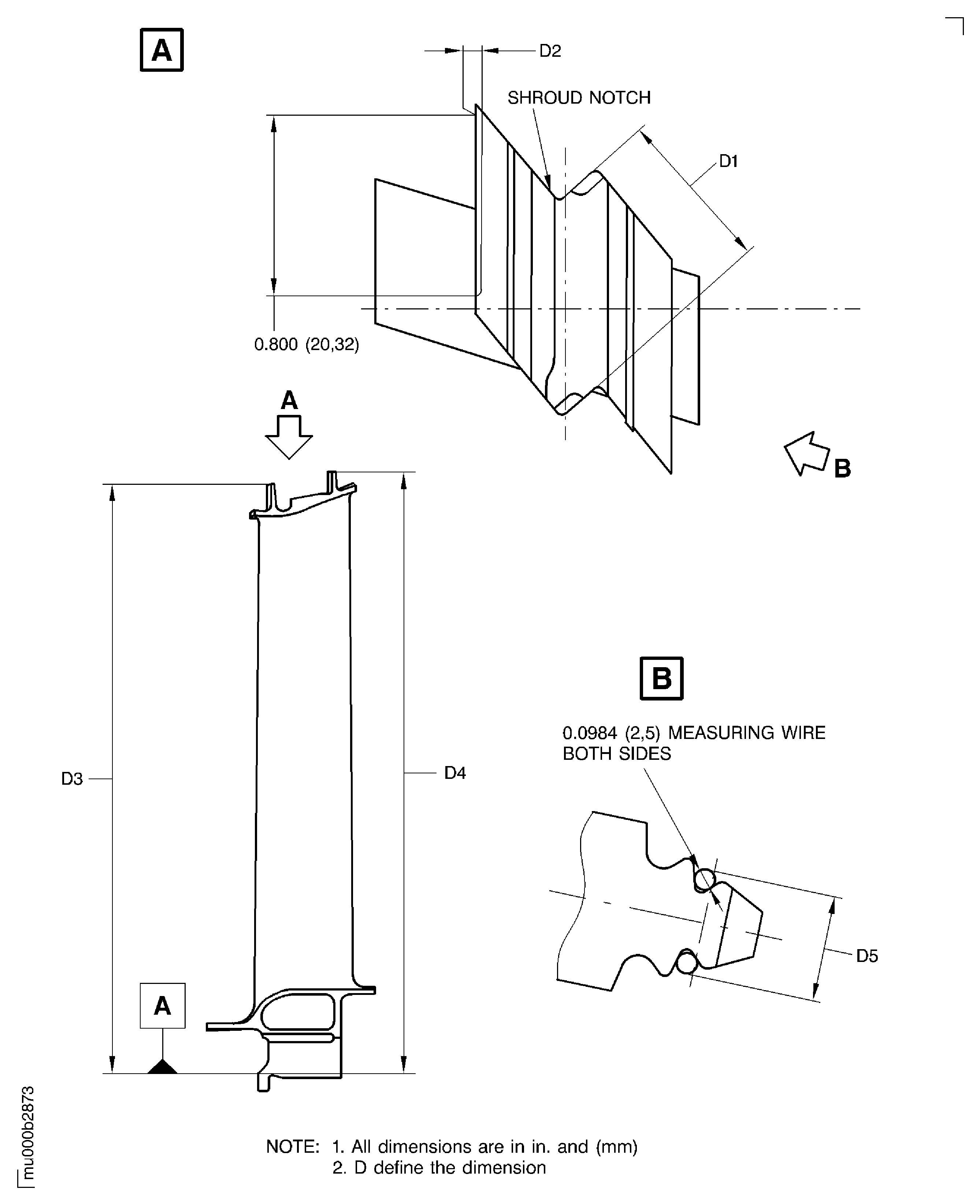 Examine the Stage 4 Turbine Blades