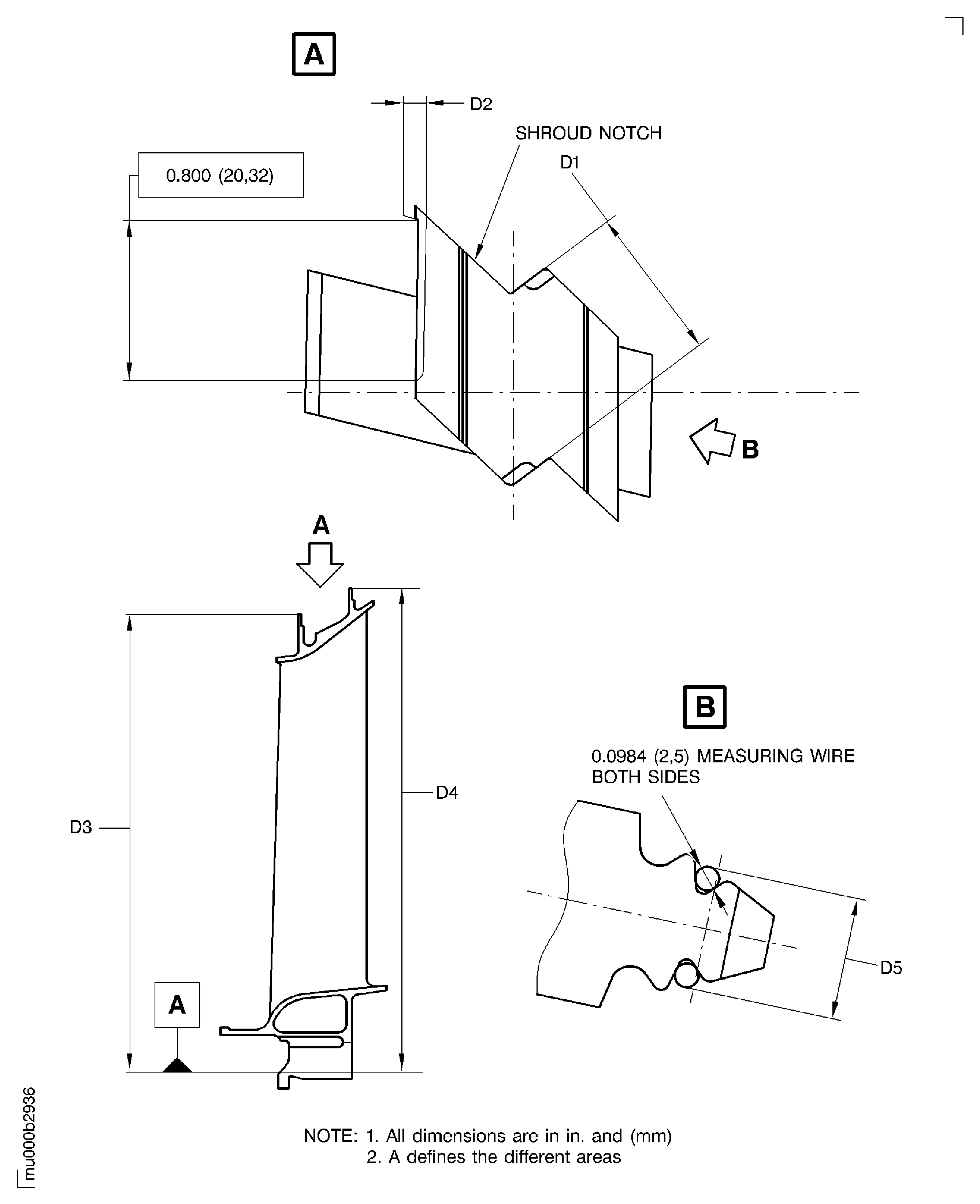 Examine the Stage 3 Turbine Blades