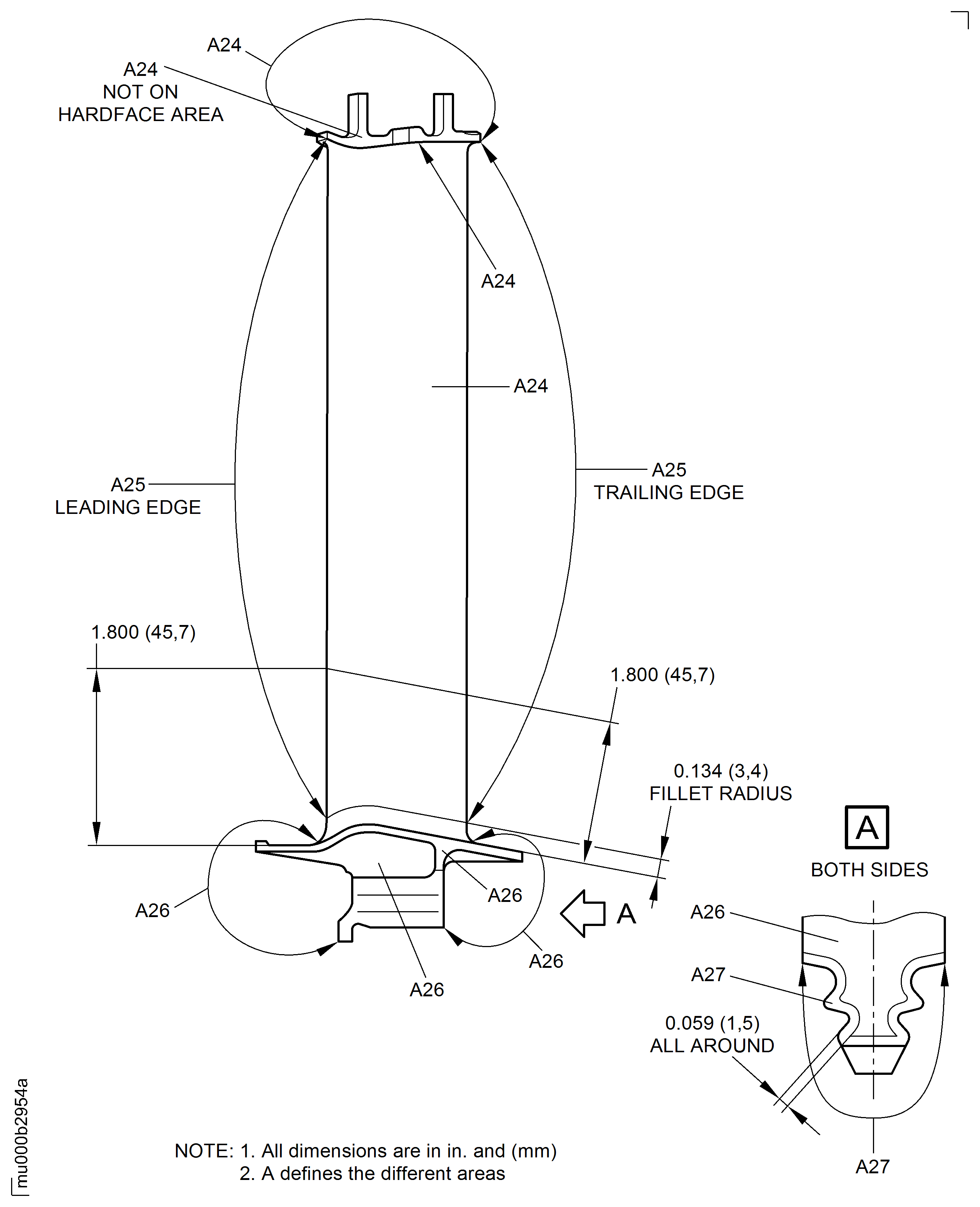 Examine the Stage 7 Turbine Blades