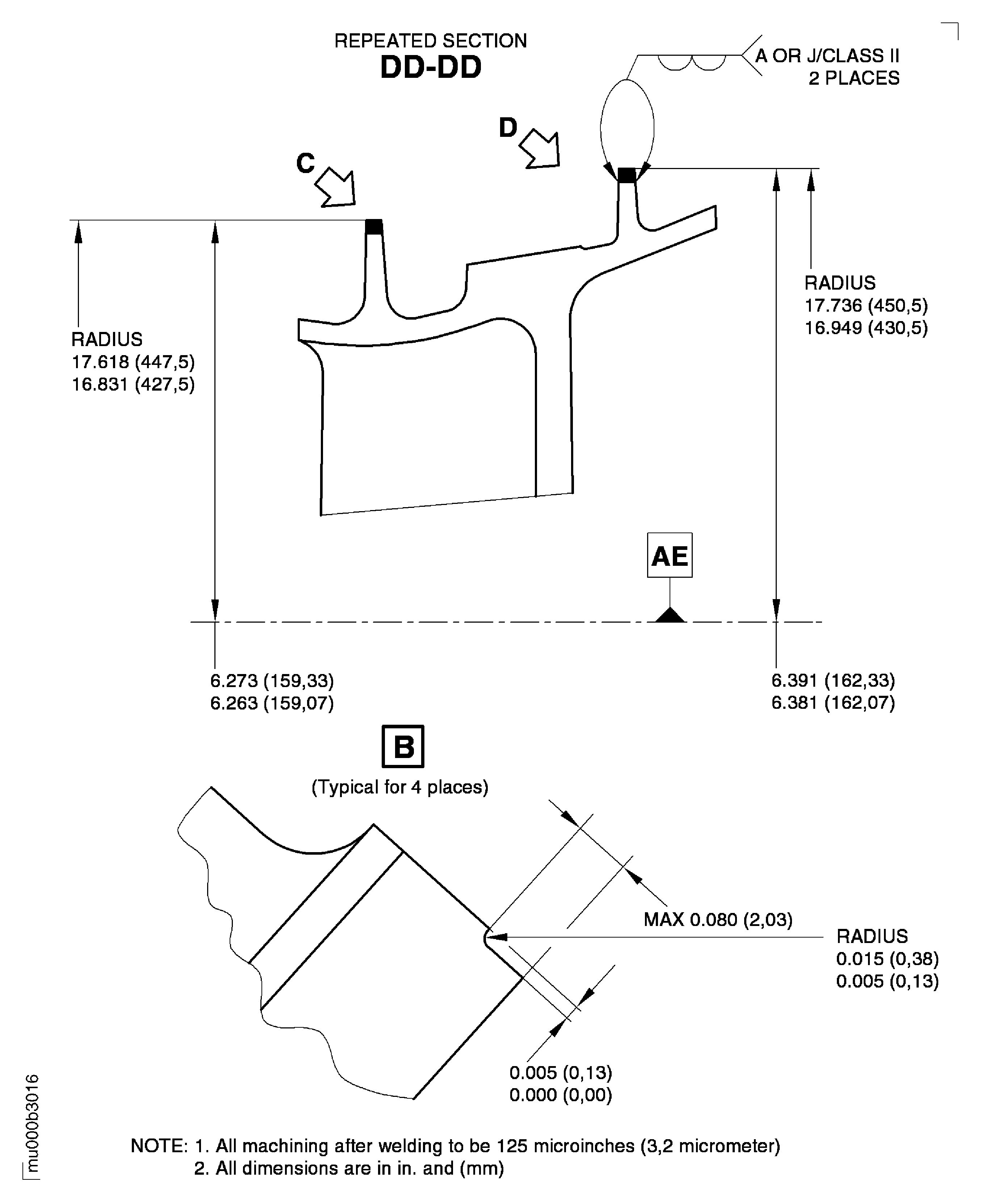 Repair Details and Dimensions