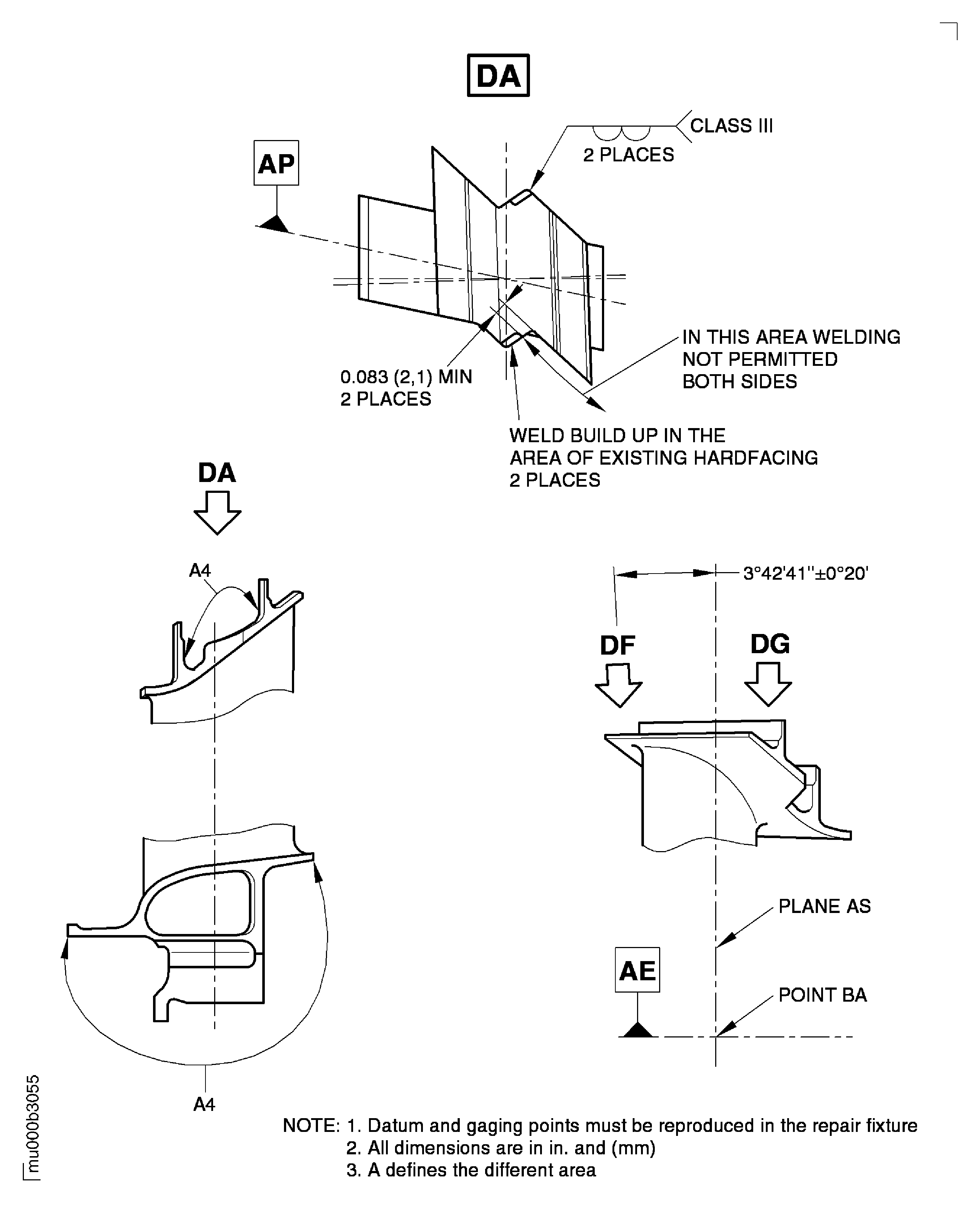 Repair Details and Dimensions
