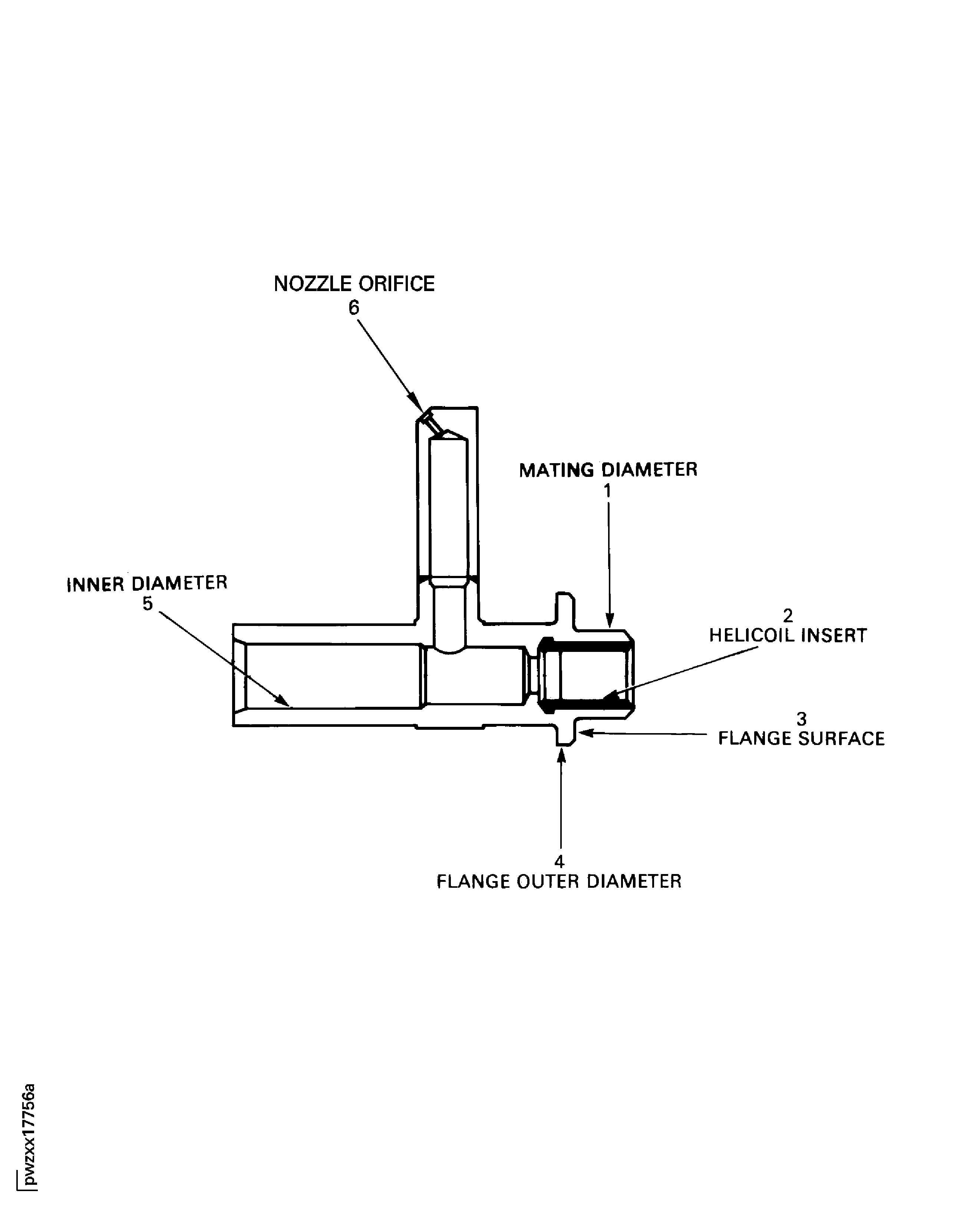 Locations On The Oil Jet Assembly