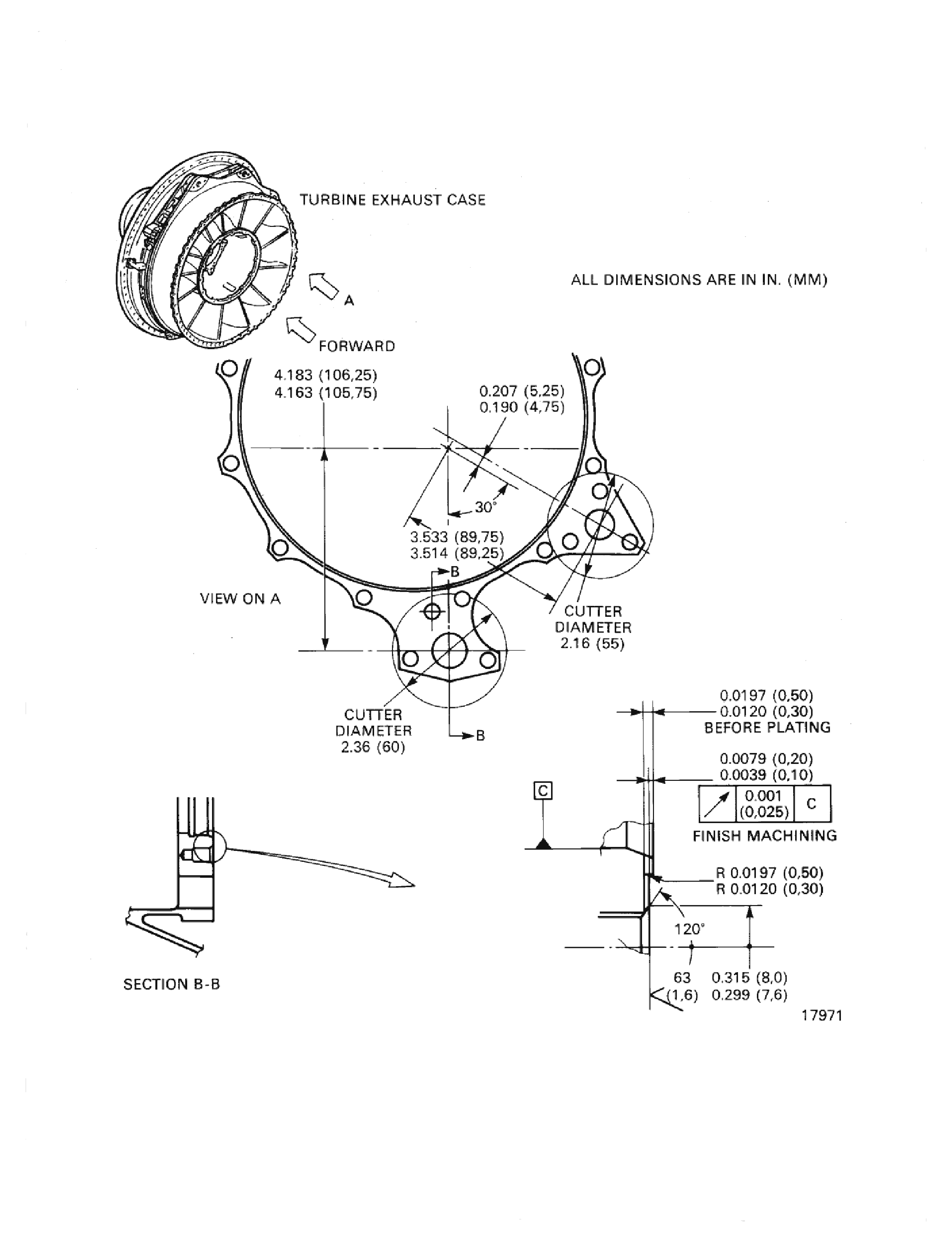 Repair details and dimensions