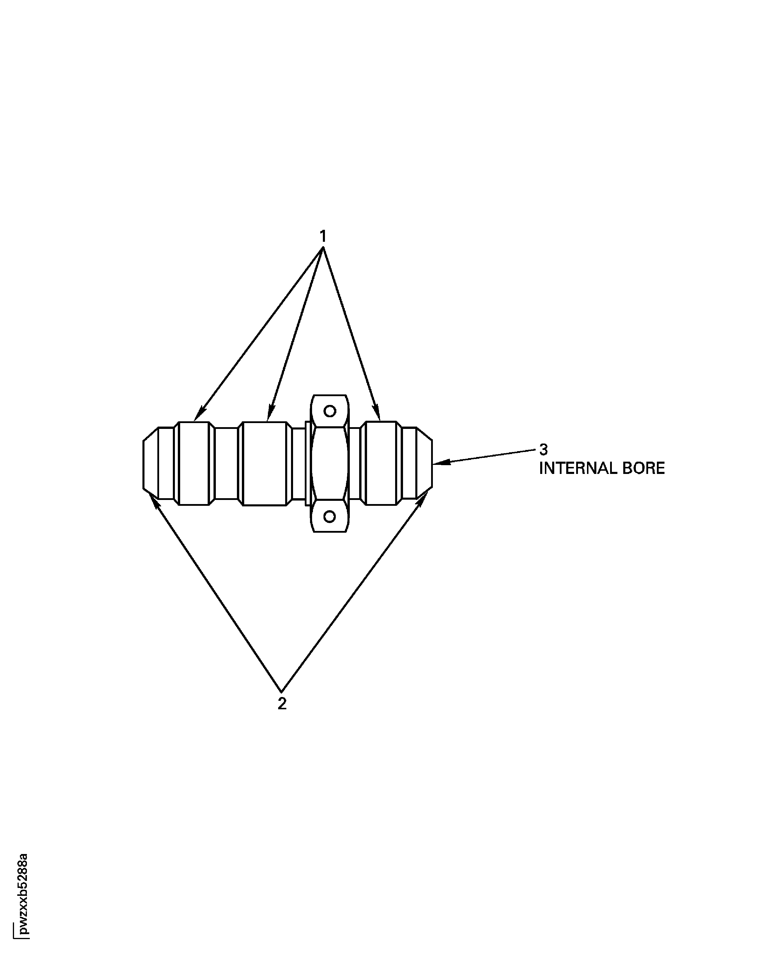 Bulkhead tube nipple inspection locations
