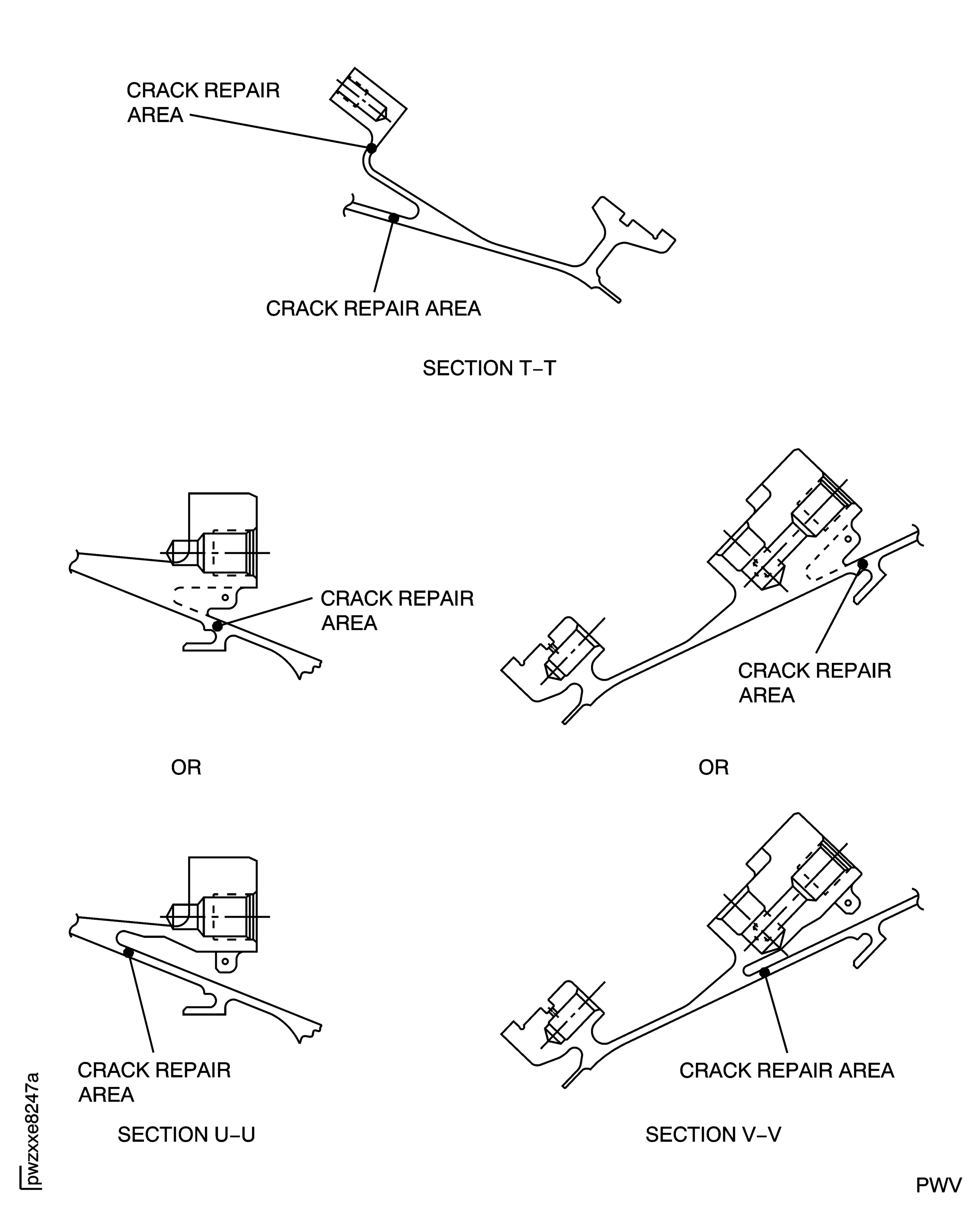 No. 5 Bearing Oil Tube Boss and Cover Bolt Boss Crack Repair (Sheet 2)