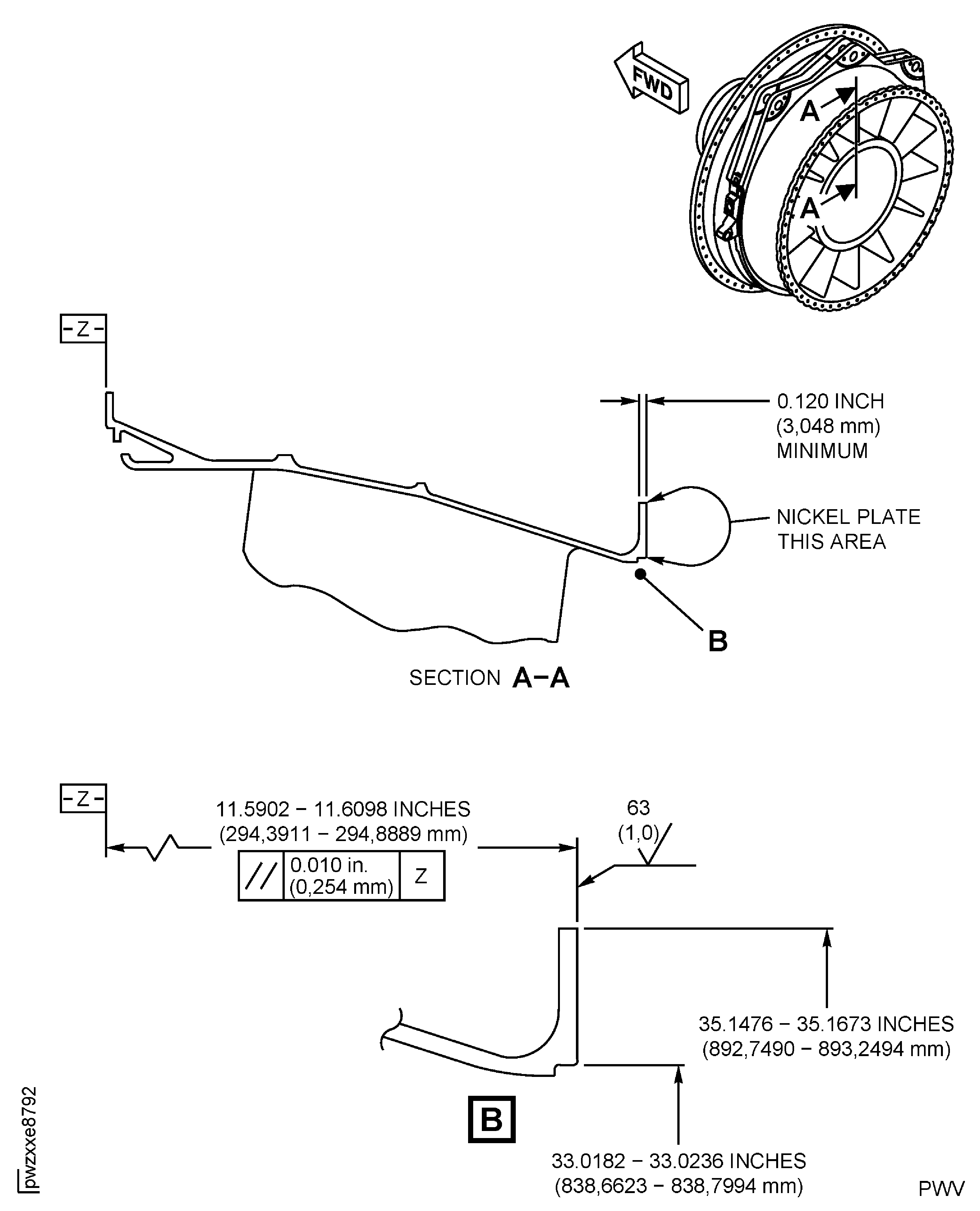 Repair Details and Dimensions