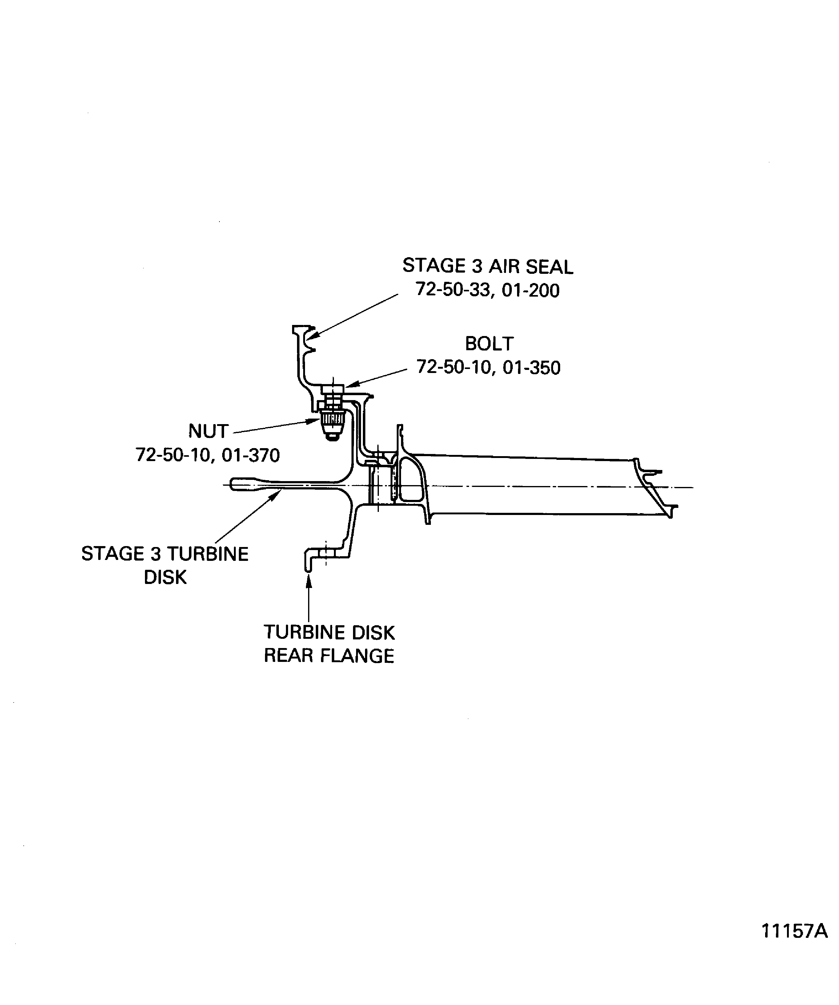 Install the Stage 3 Air Seal to the Stage 3 Turbine Disk