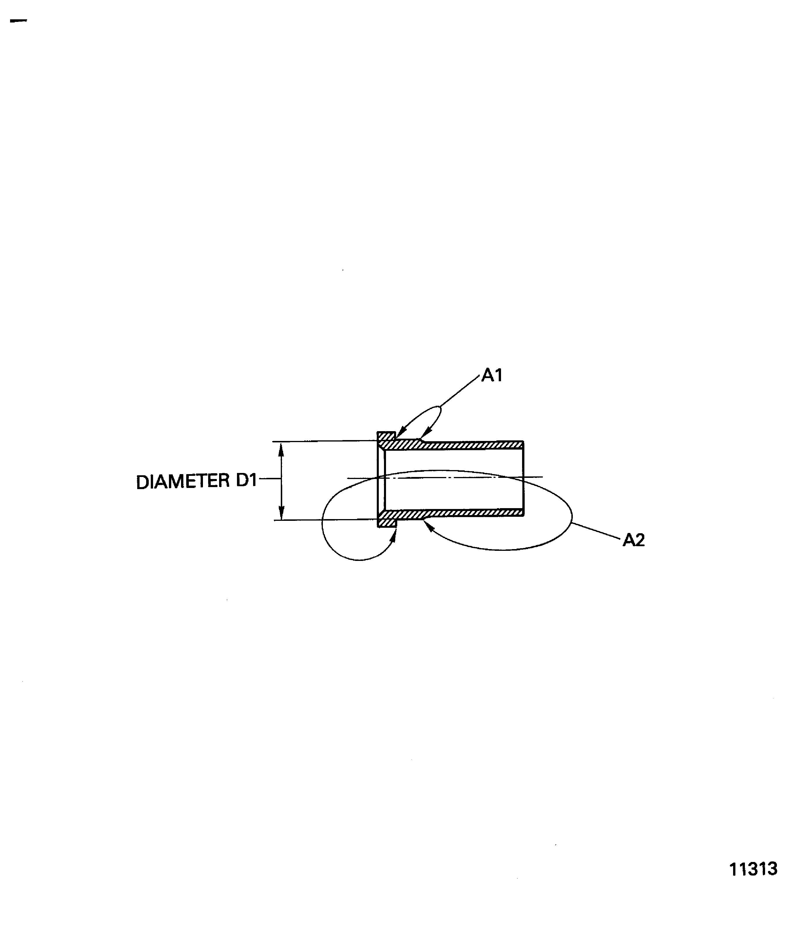 Examine the sleeve flanged bushing