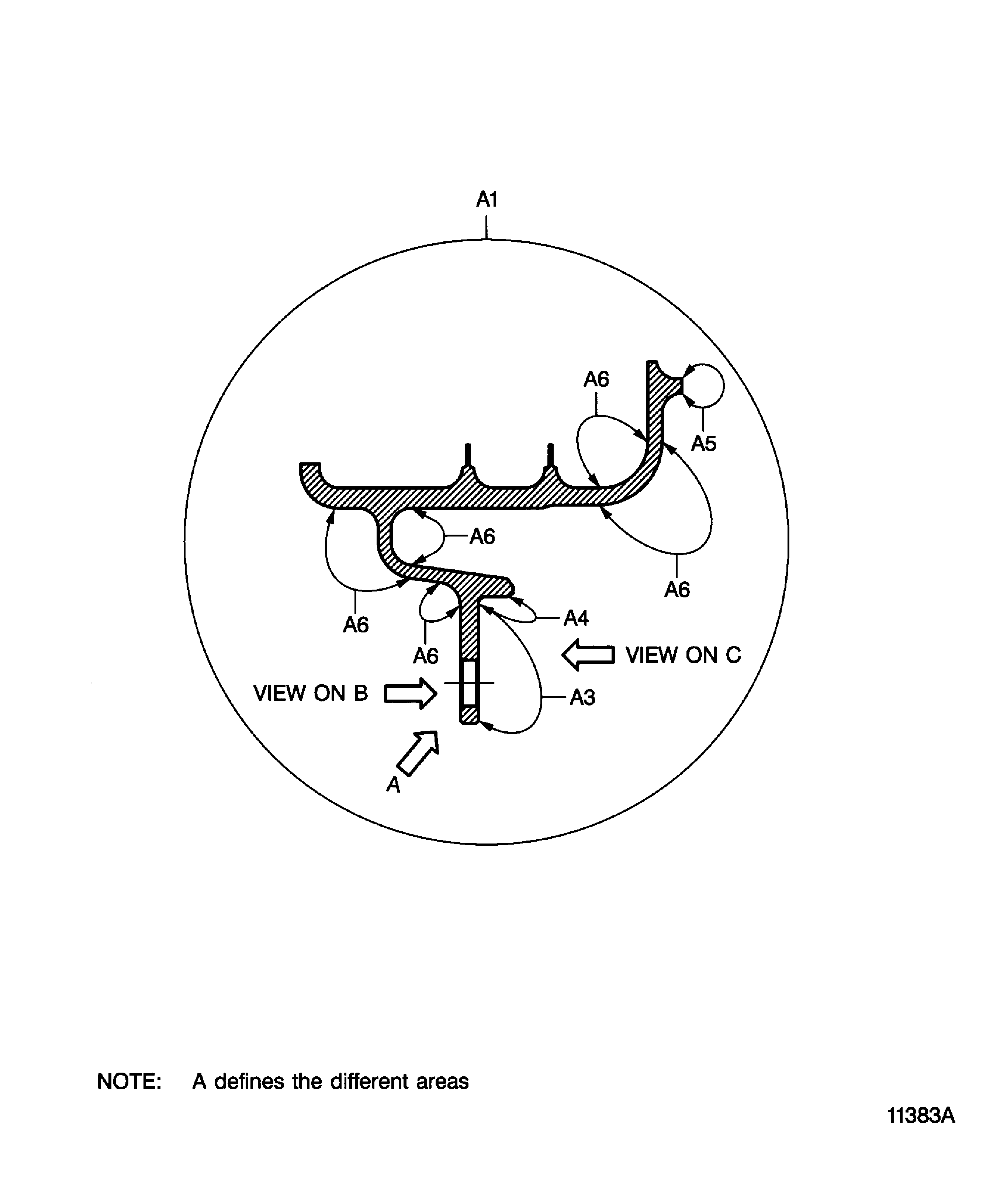 Blend repair of the stage 4 turbine air seal