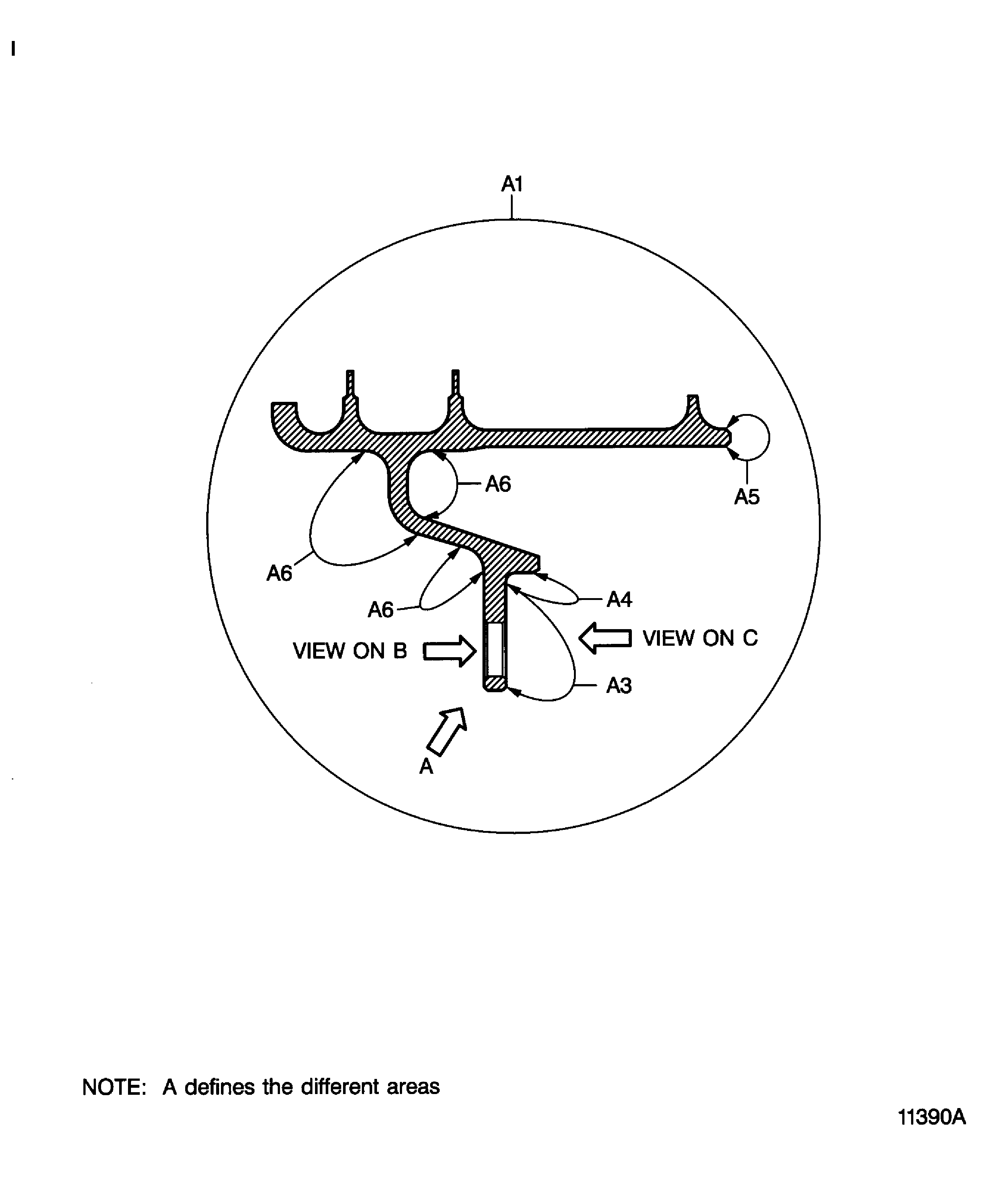 Blend repair of the stage 7 turbine air seal