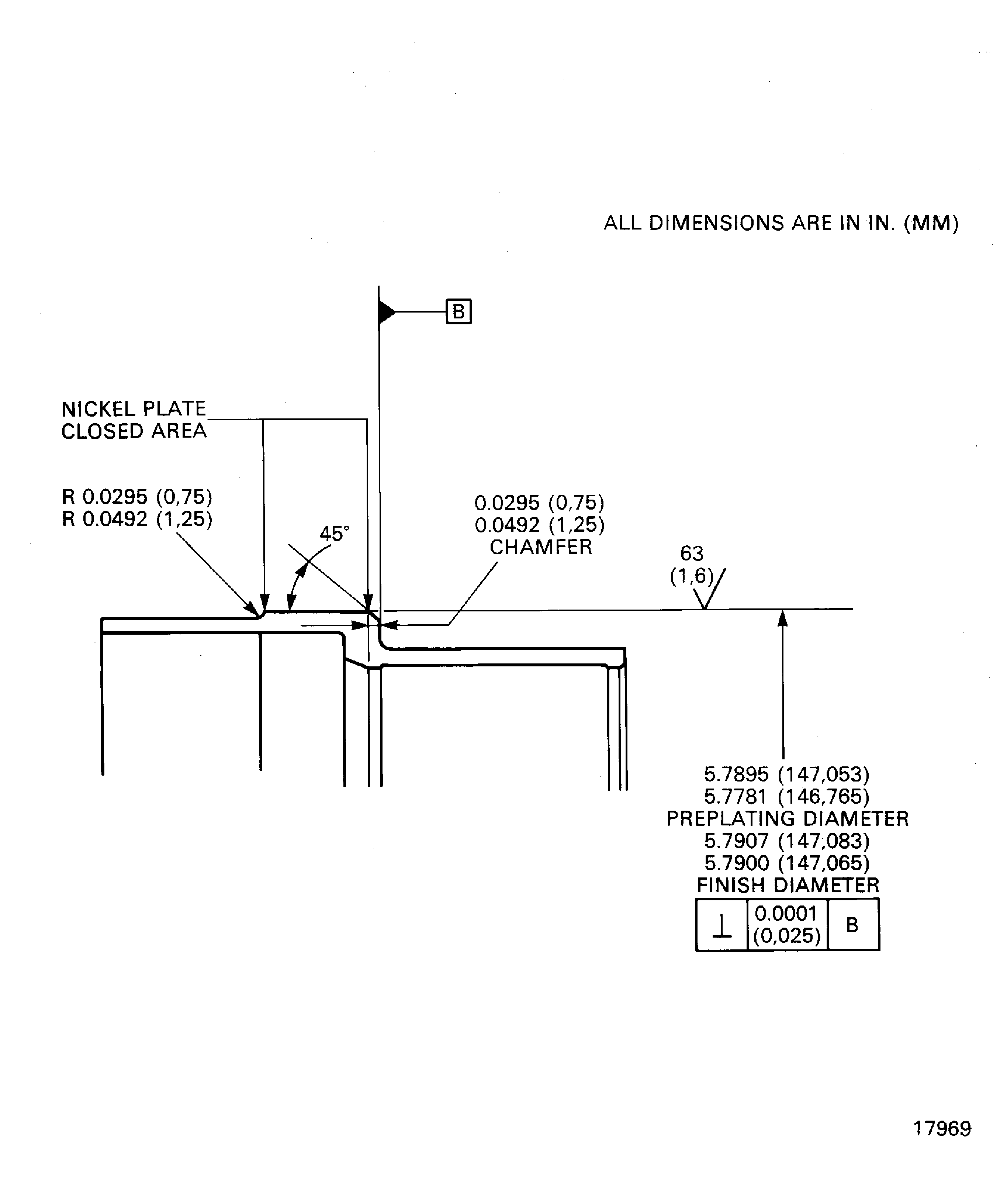 Nickel plate the outer diameter of the carbon seal housing