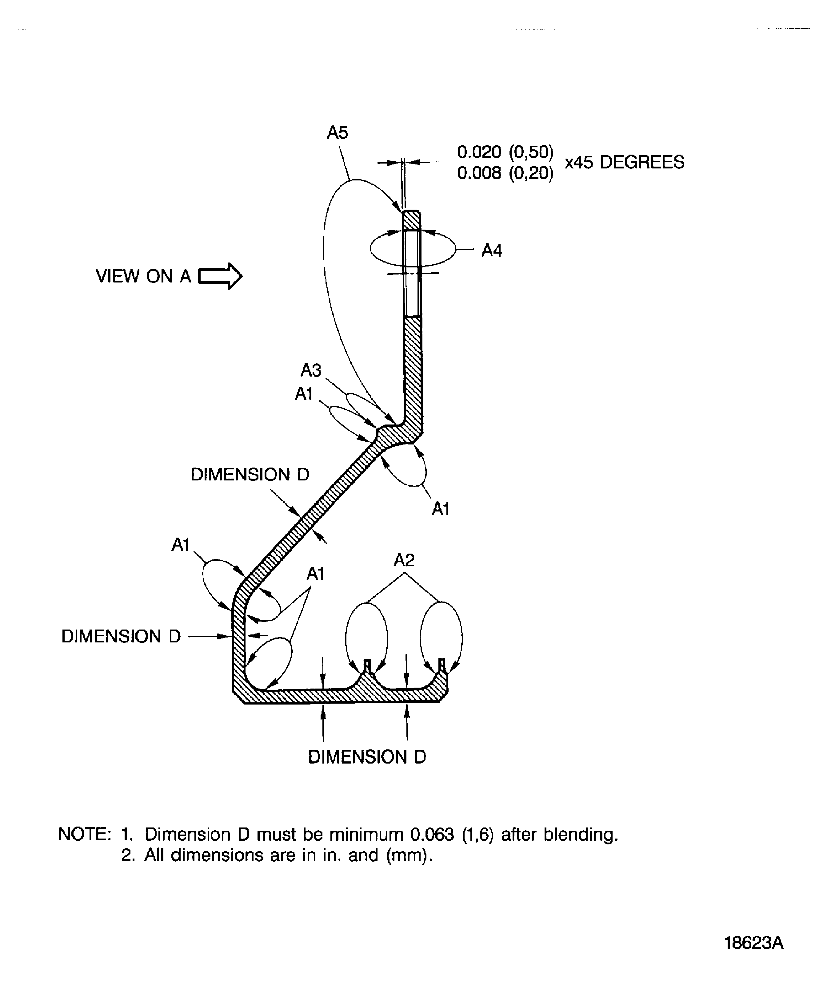 Blend repair of the stage 6 turbine inner air seal