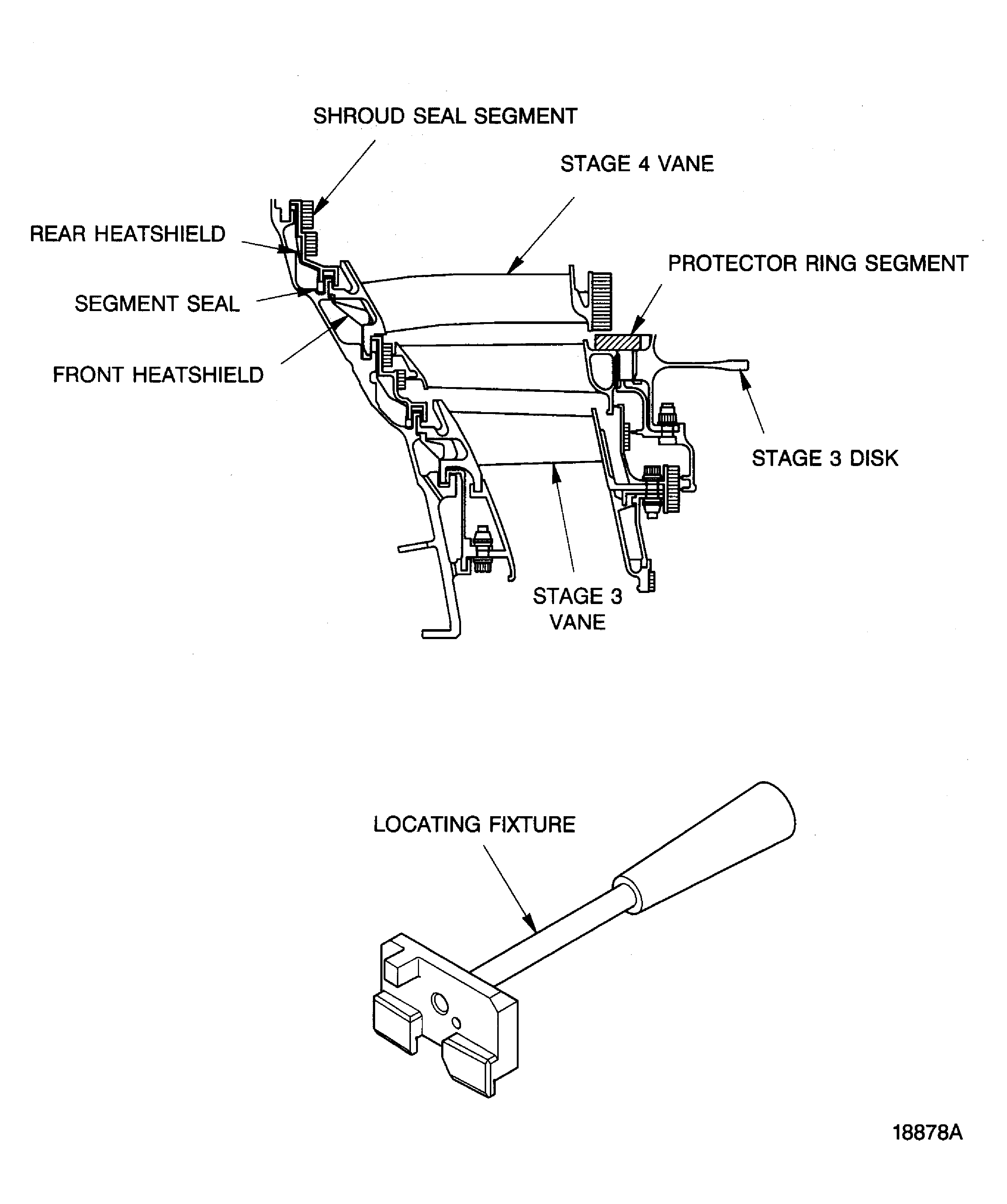 V2500-A5: Stage 4 Vane Assembly