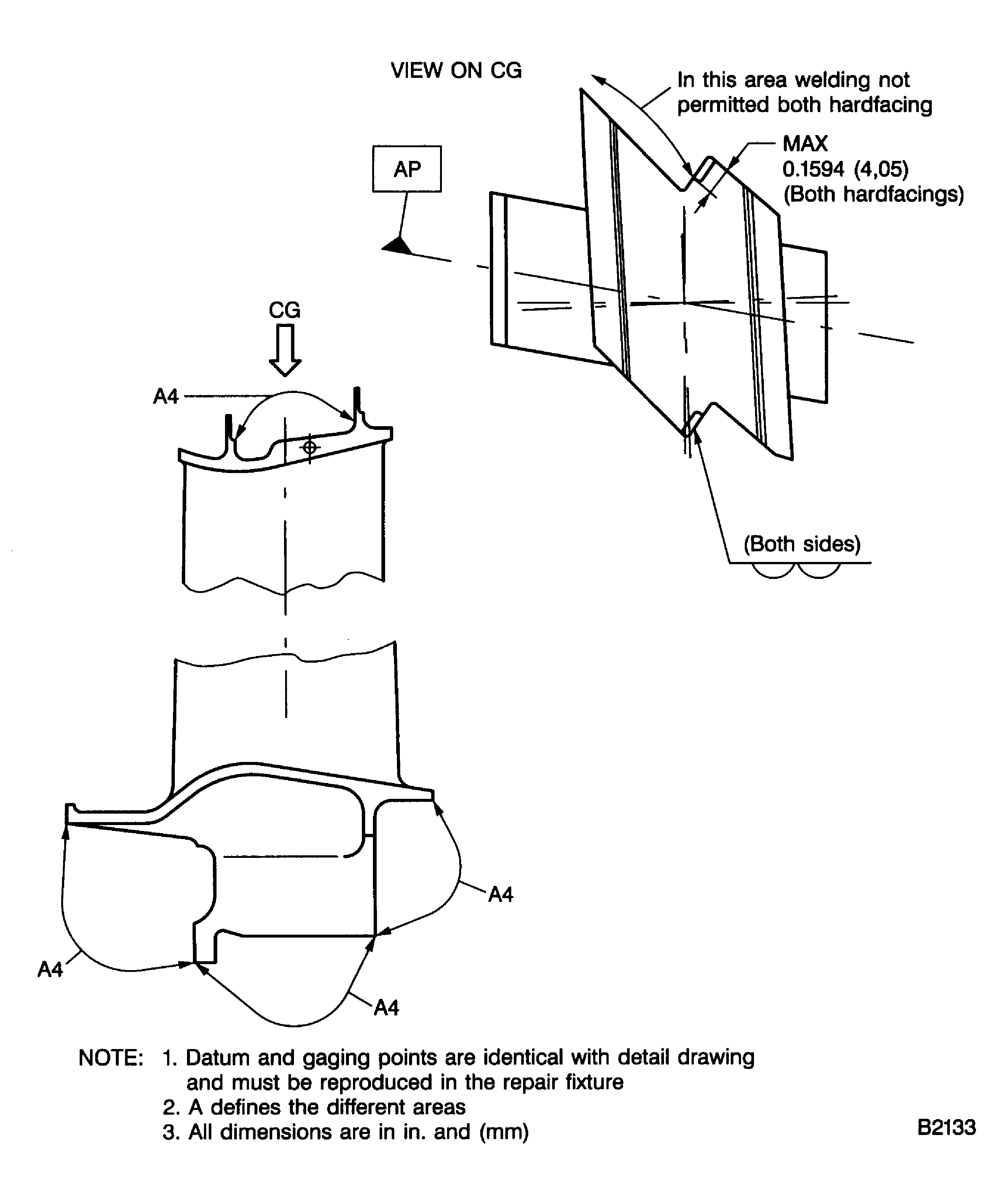 Weld build-up of outer shroud hardfacing