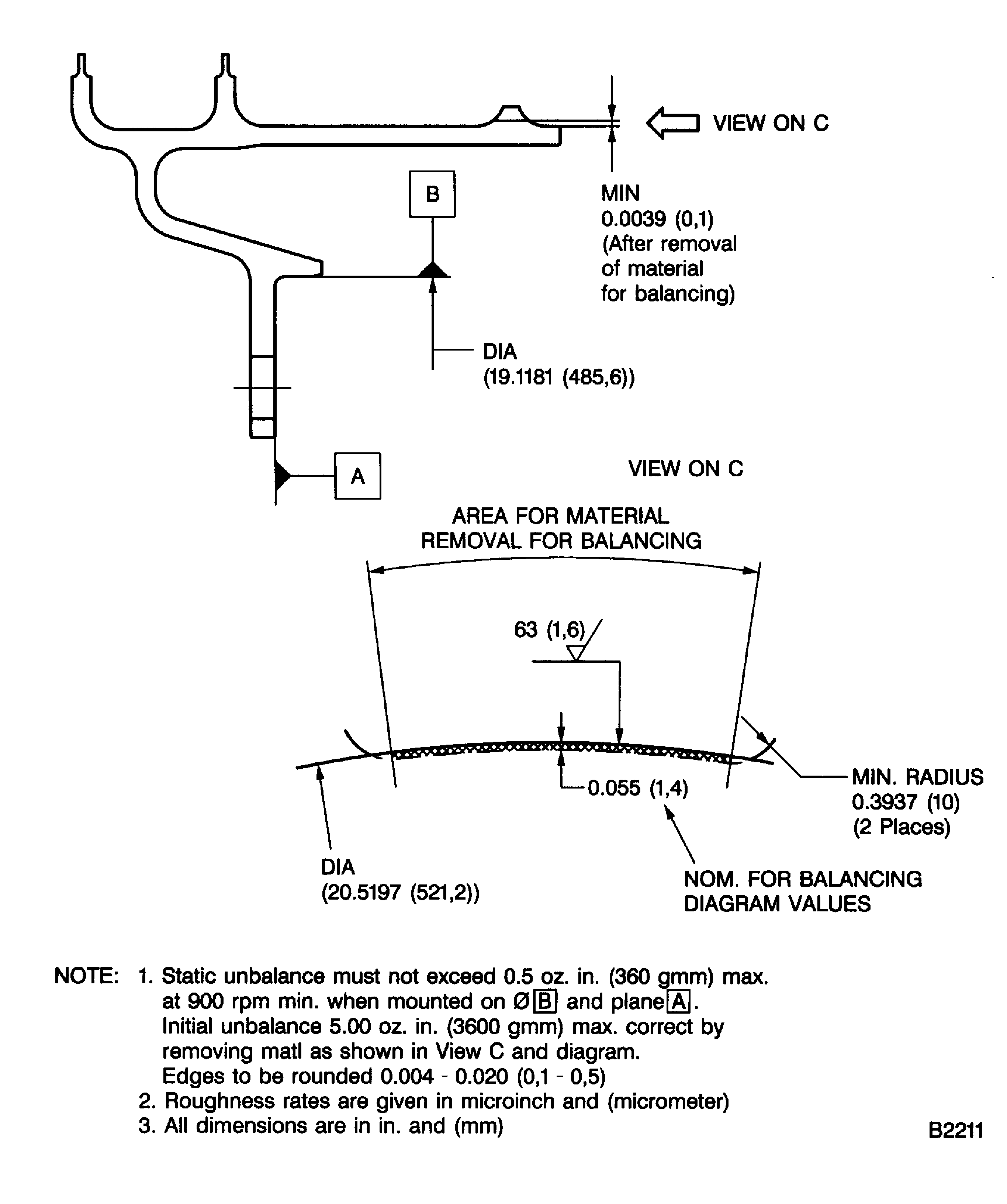 Repair Details and Dimensions