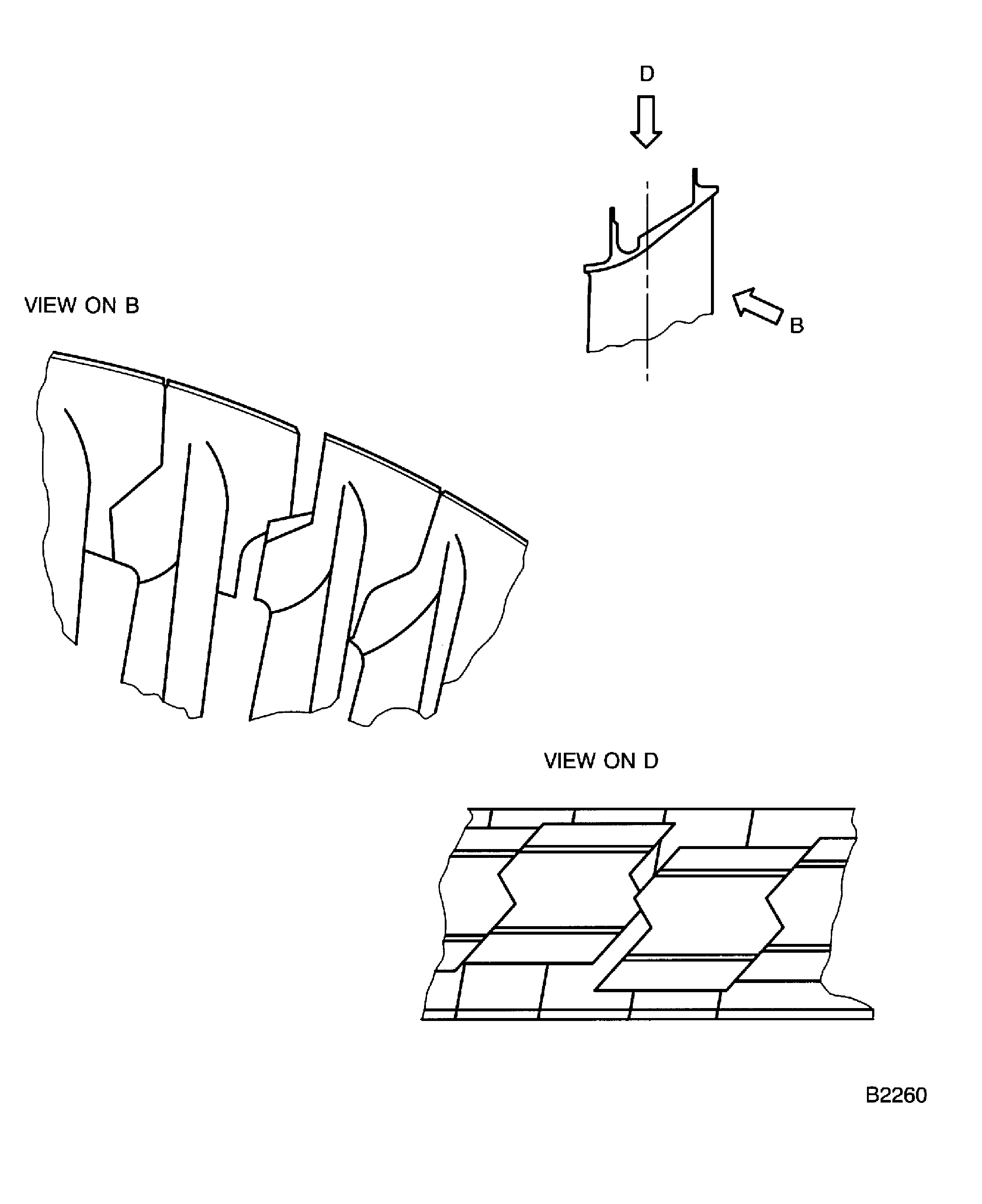 Shingling of stage 3 rotor blades