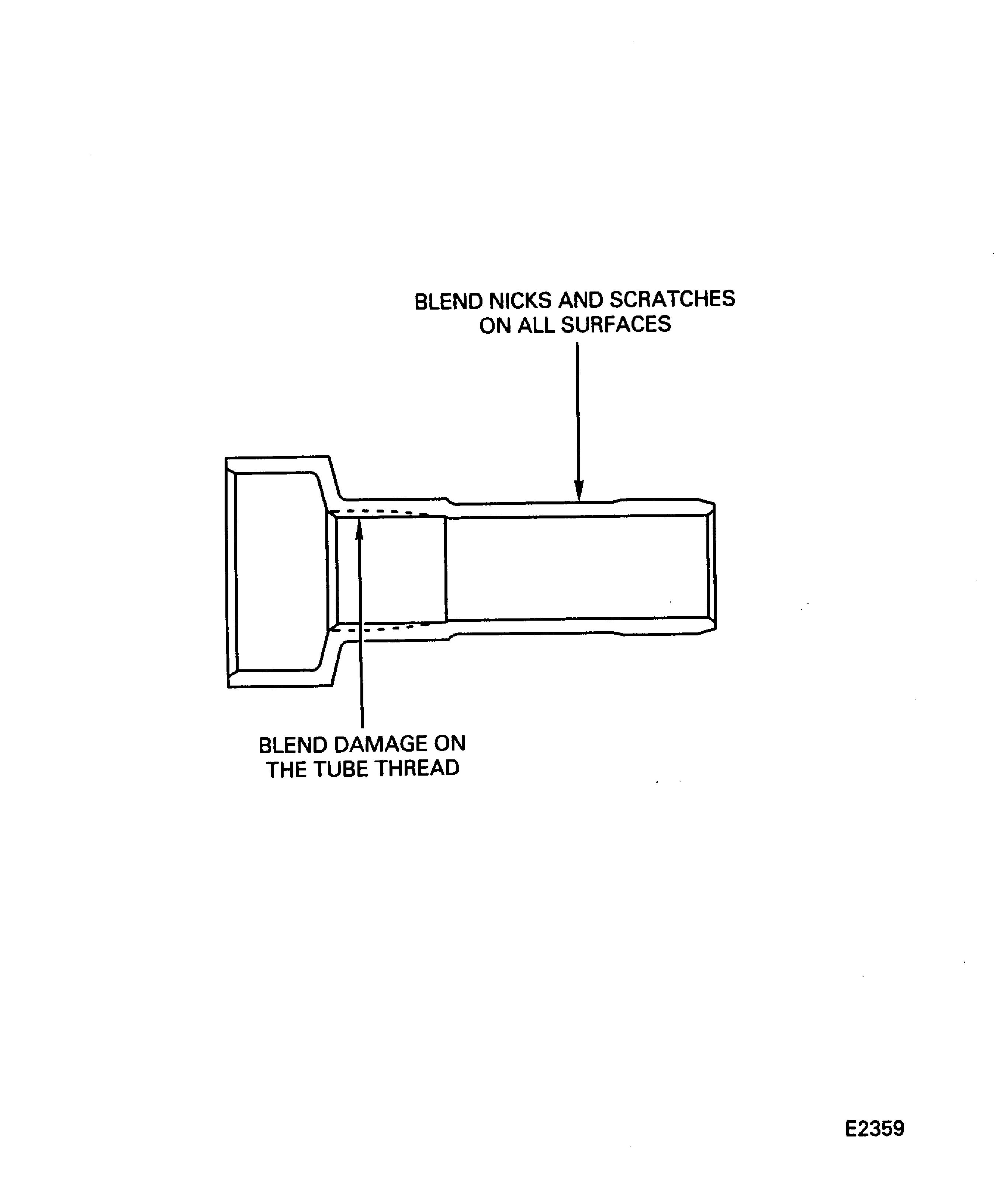 Blend Repair The Intermediate Strut Tube