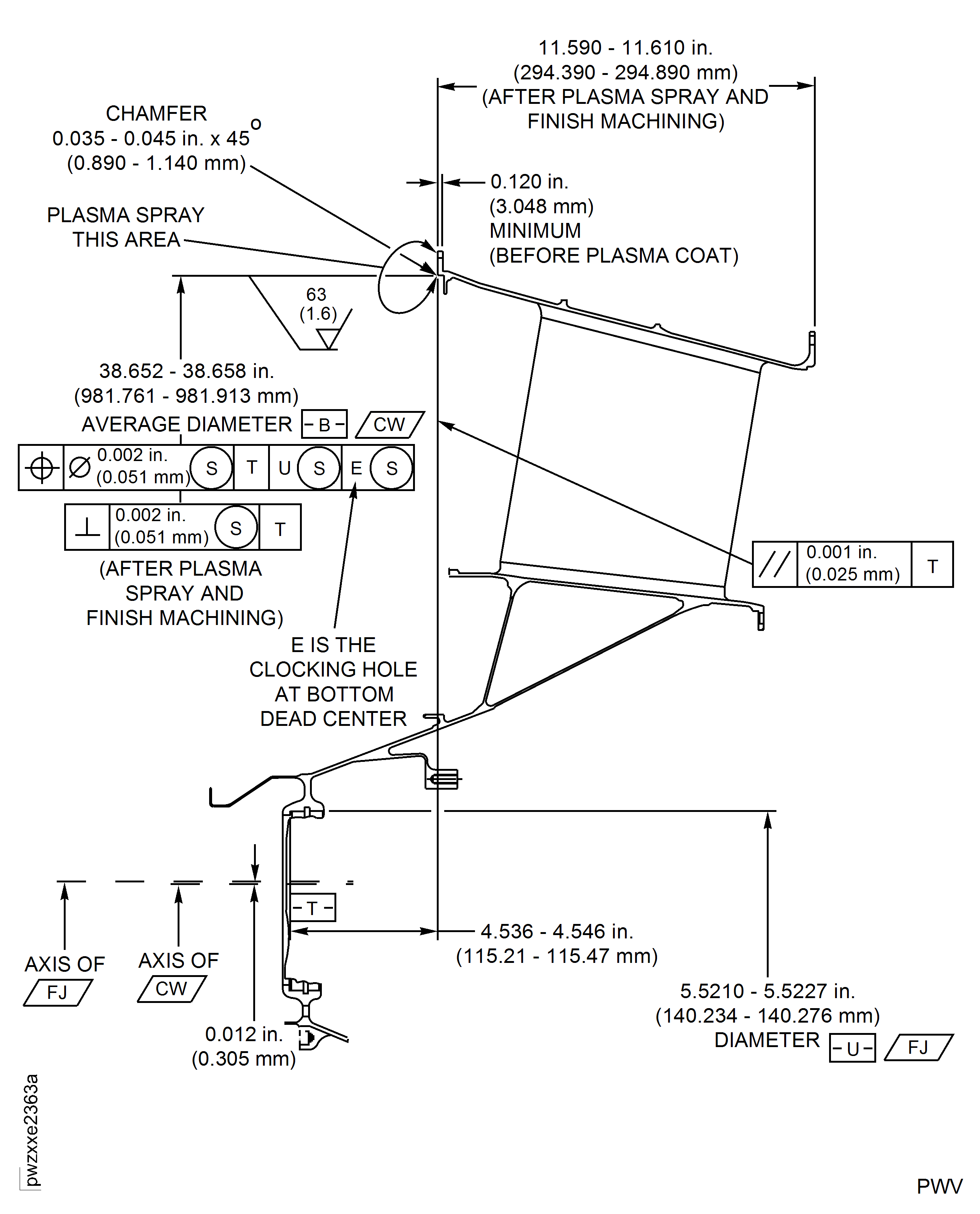 Repair Details and Dimensions