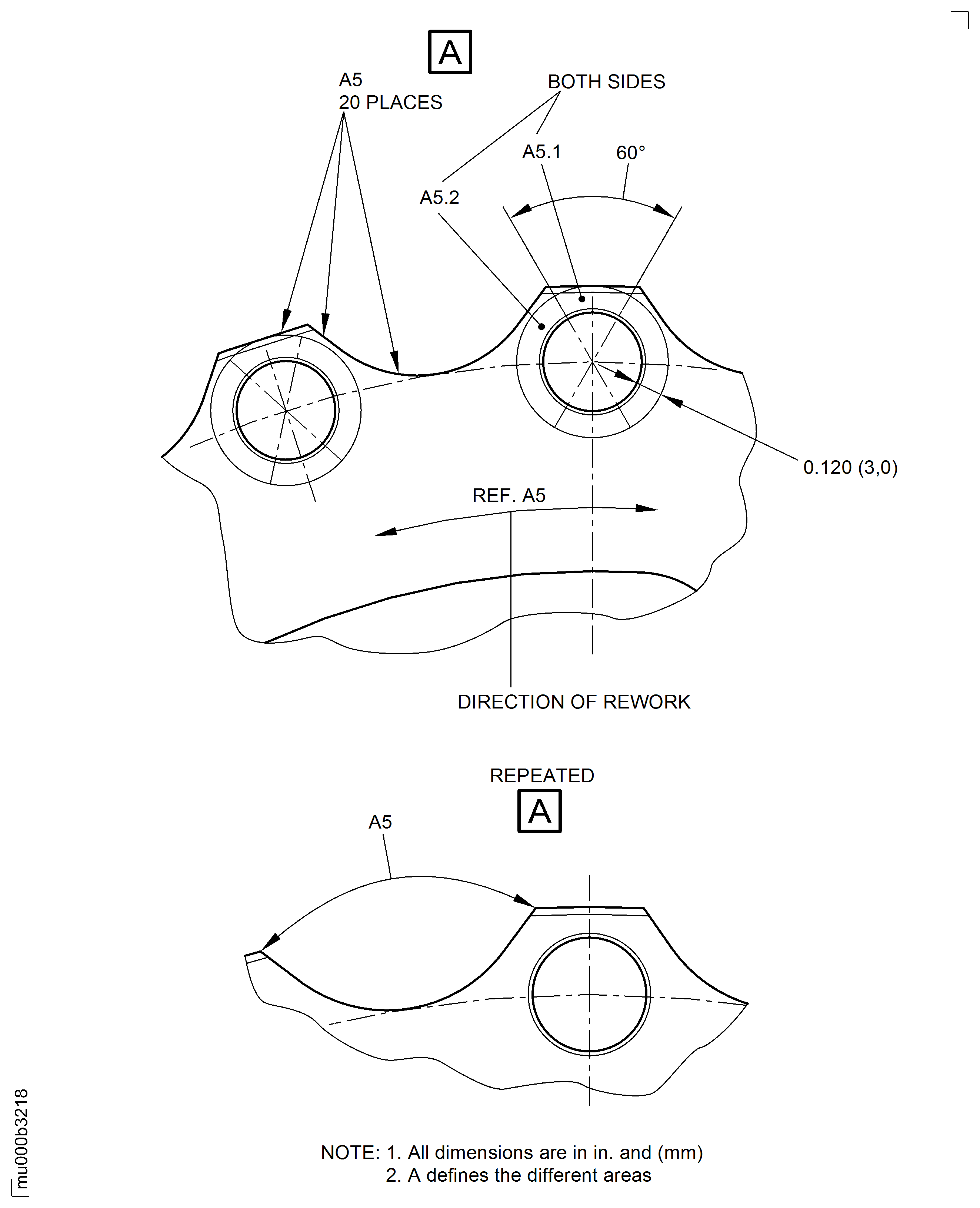 Repair Details and Dimensions