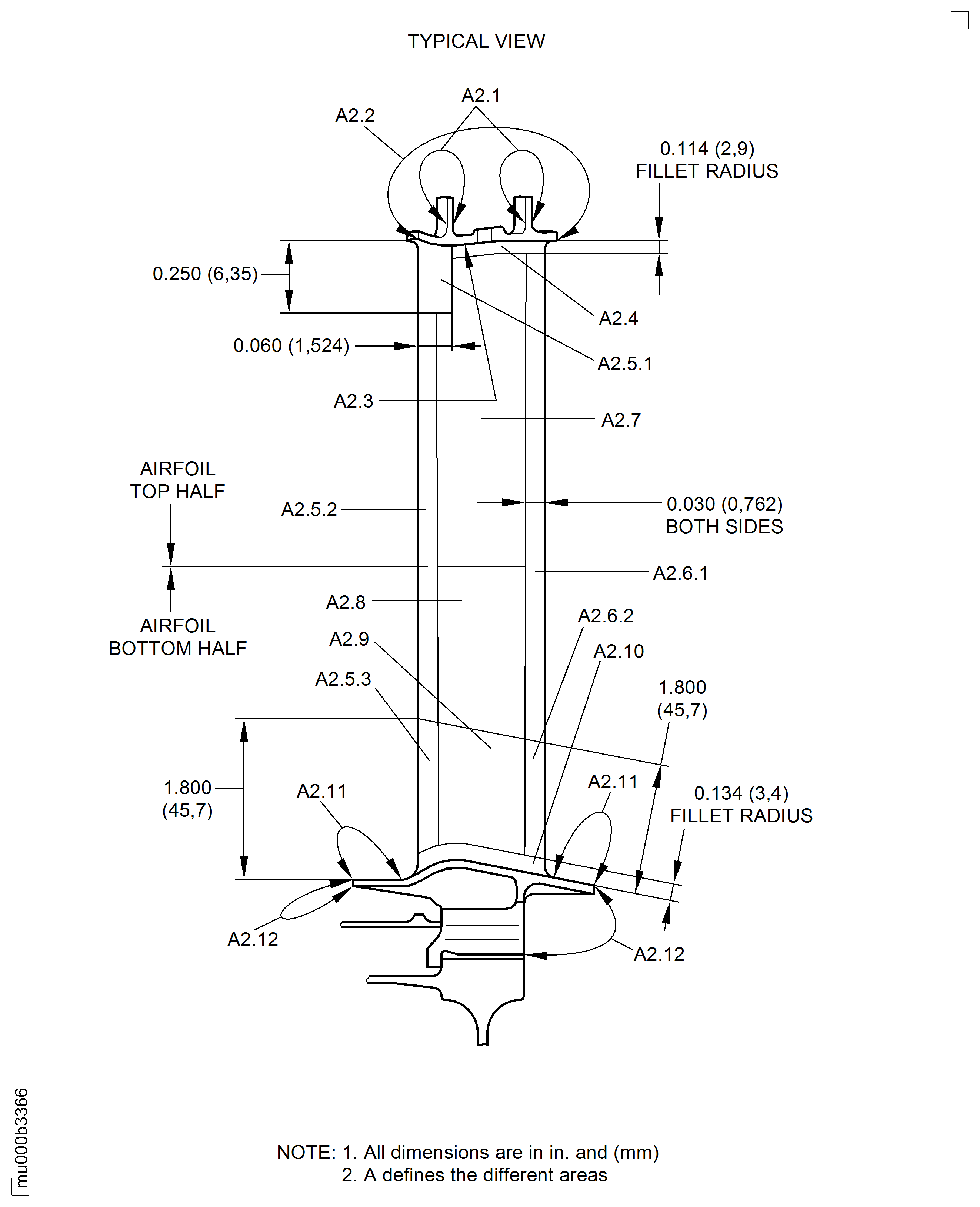 Repair Details and Dimensions