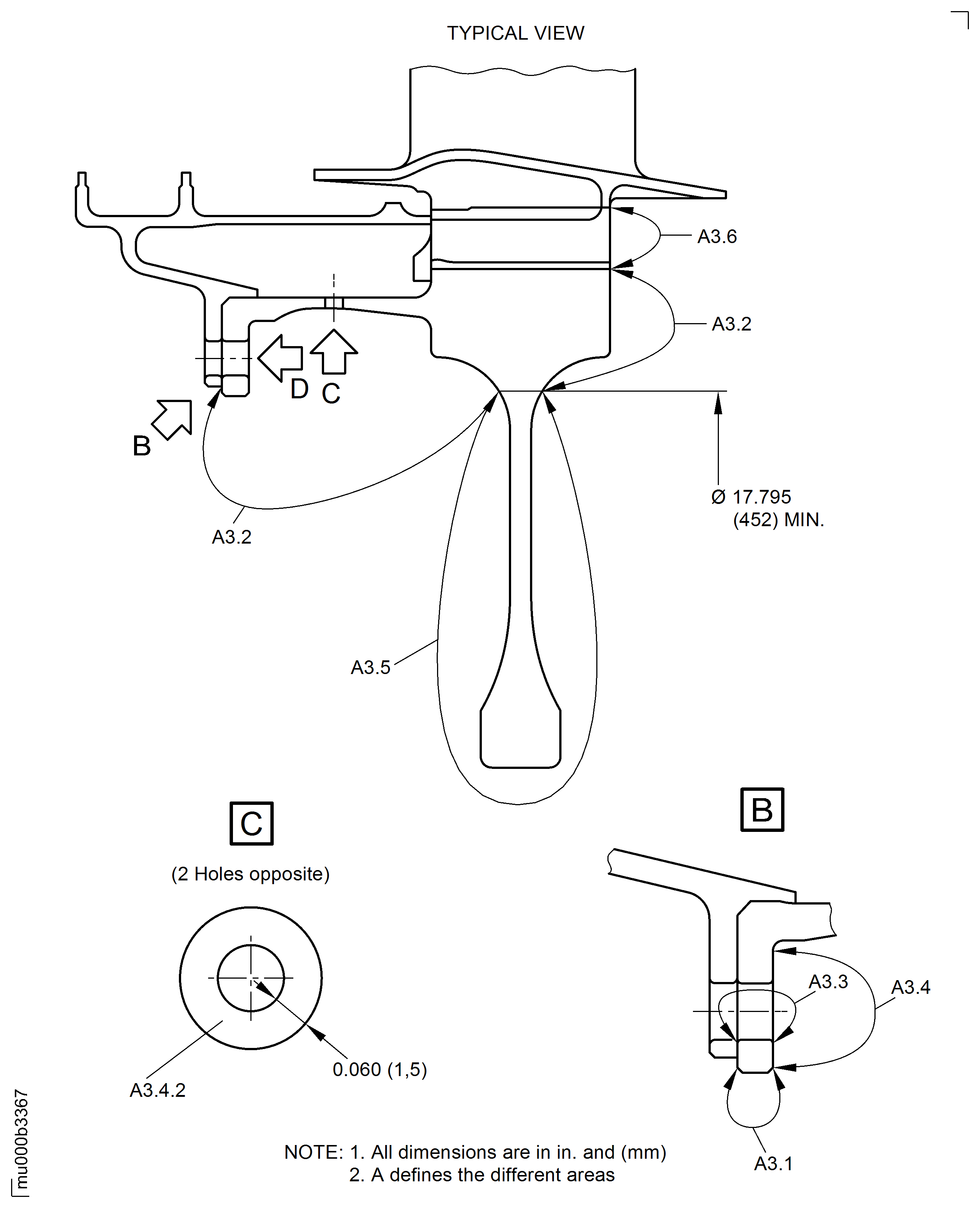 Repair Details and Dimensions