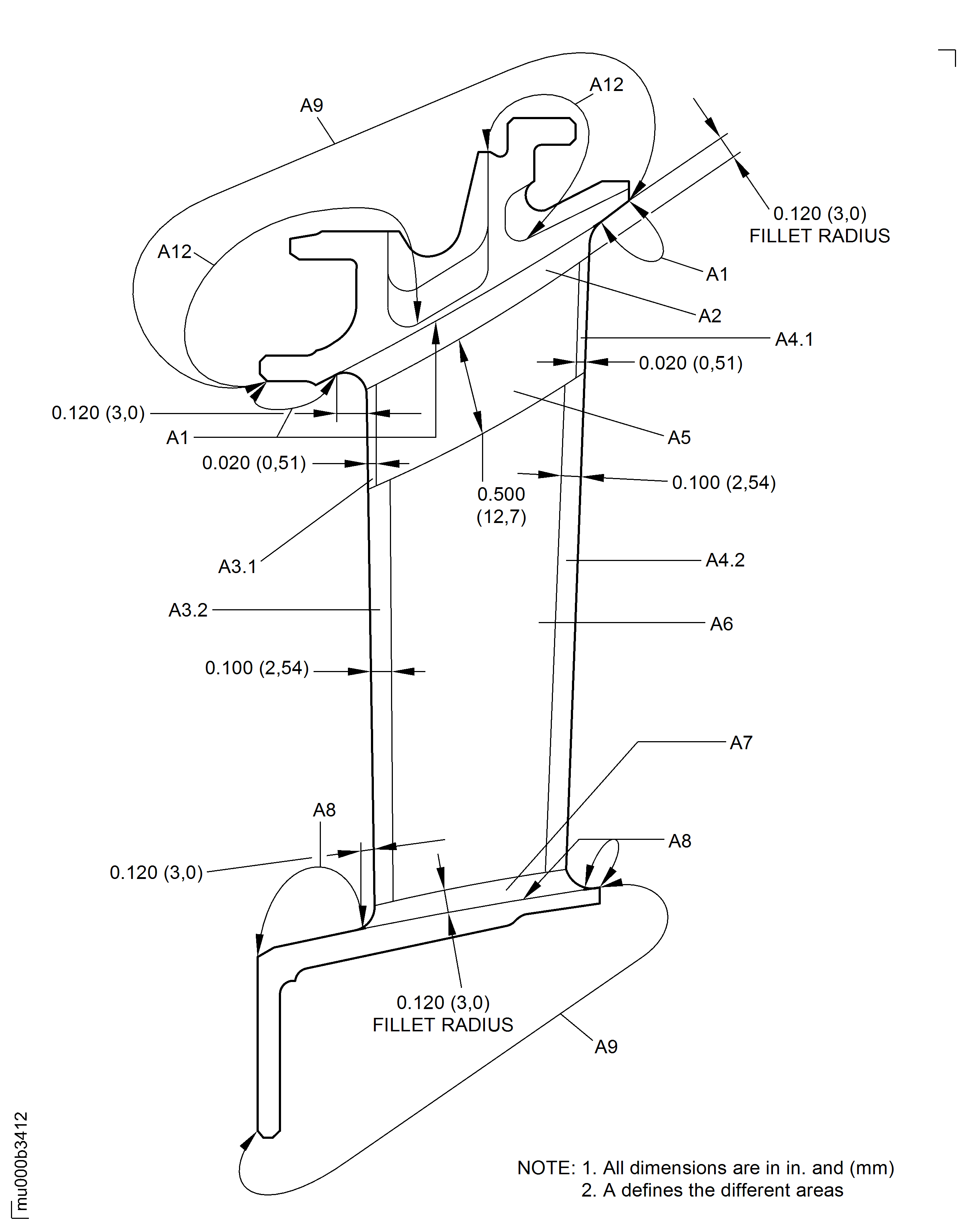 Examine the stage 3 turbine vane