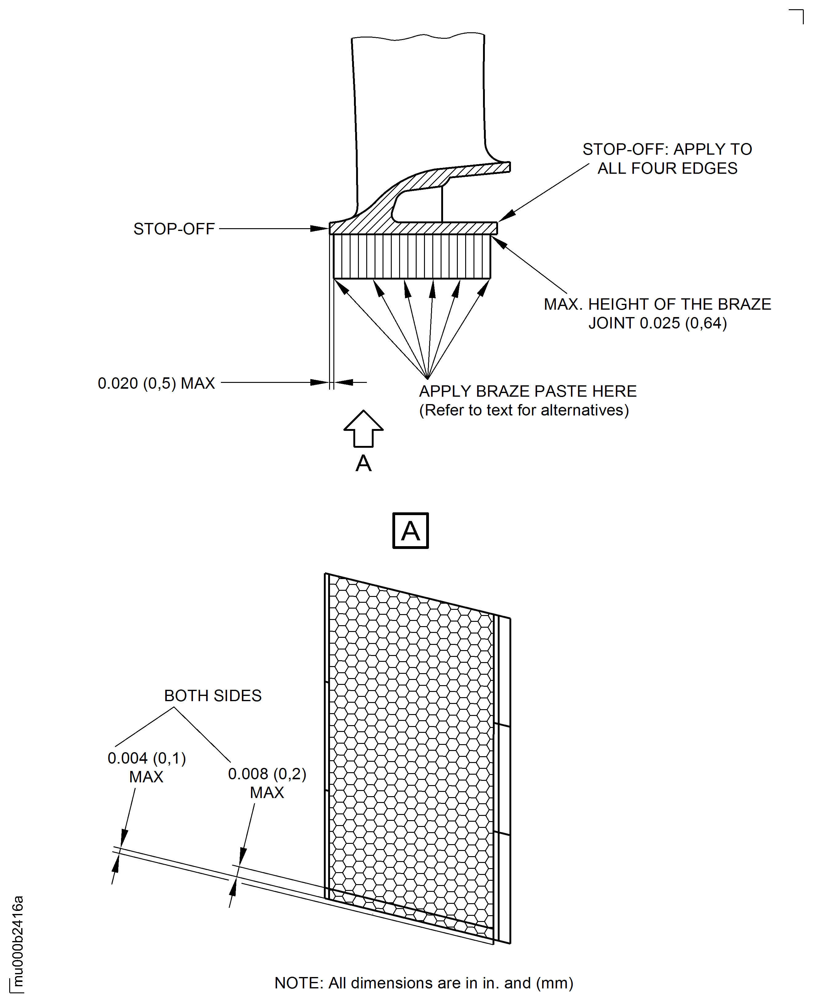 Repair Details and Dimensions