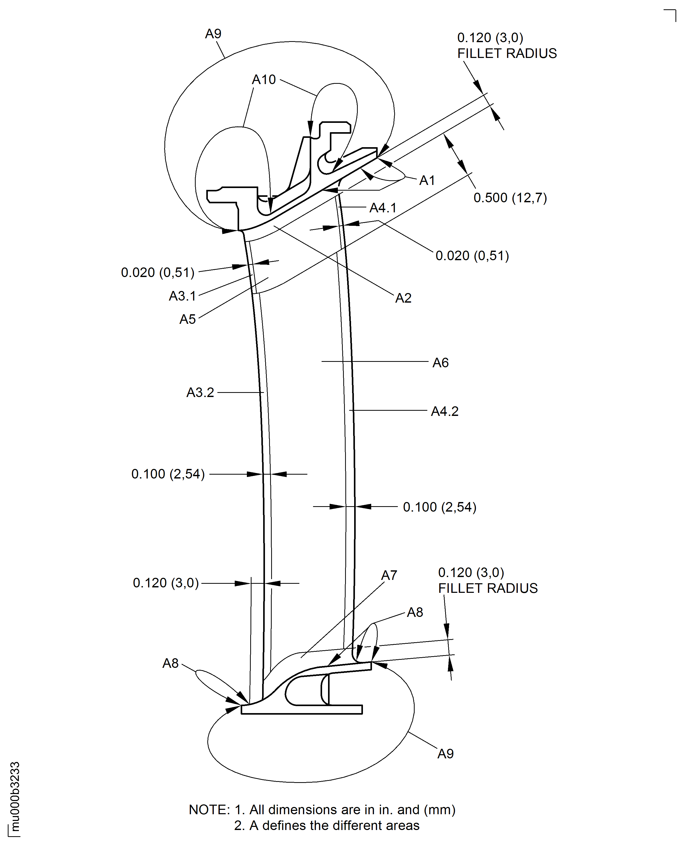 Examine the stage 4 turbine vanes
