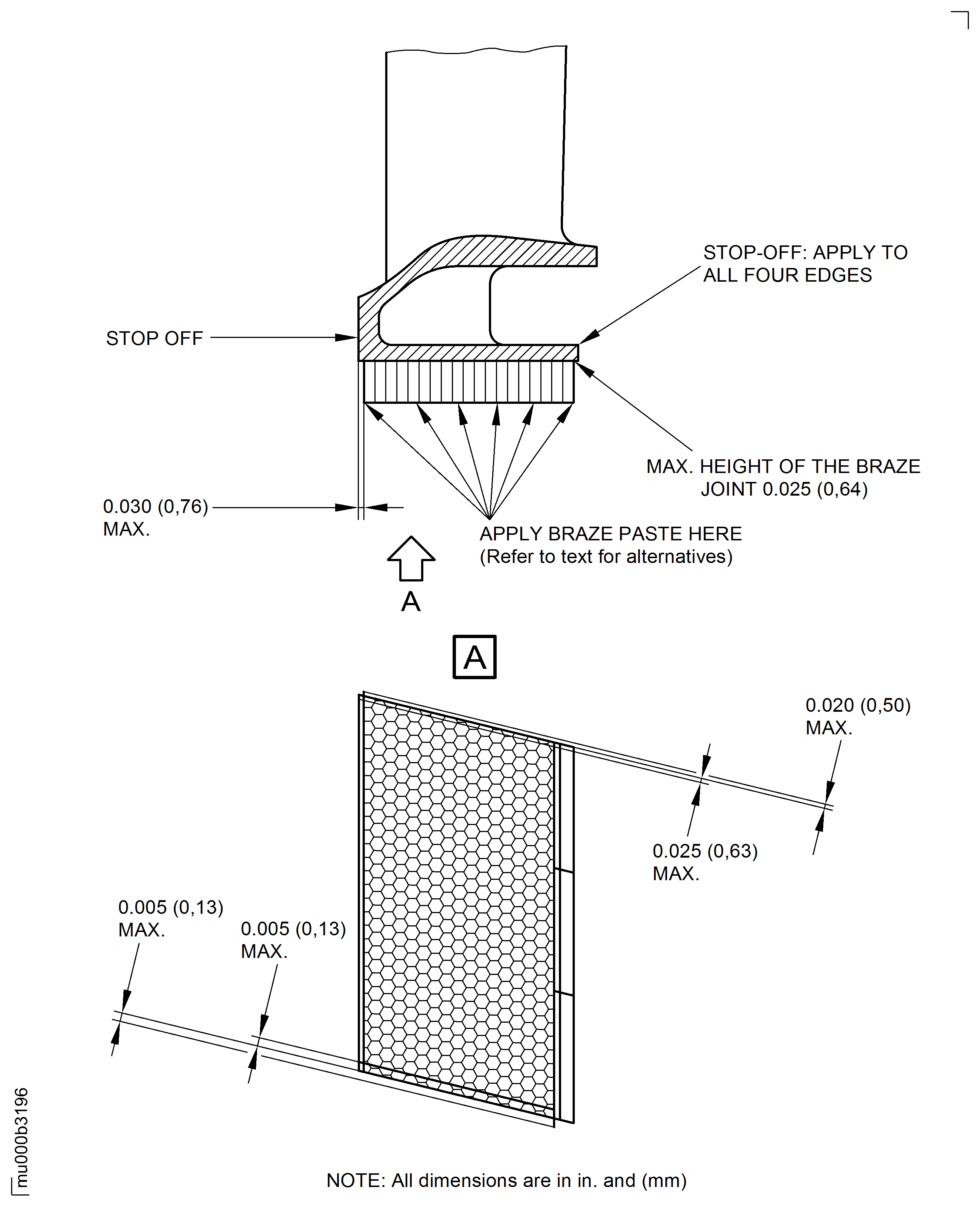Repair Details and Dimensions