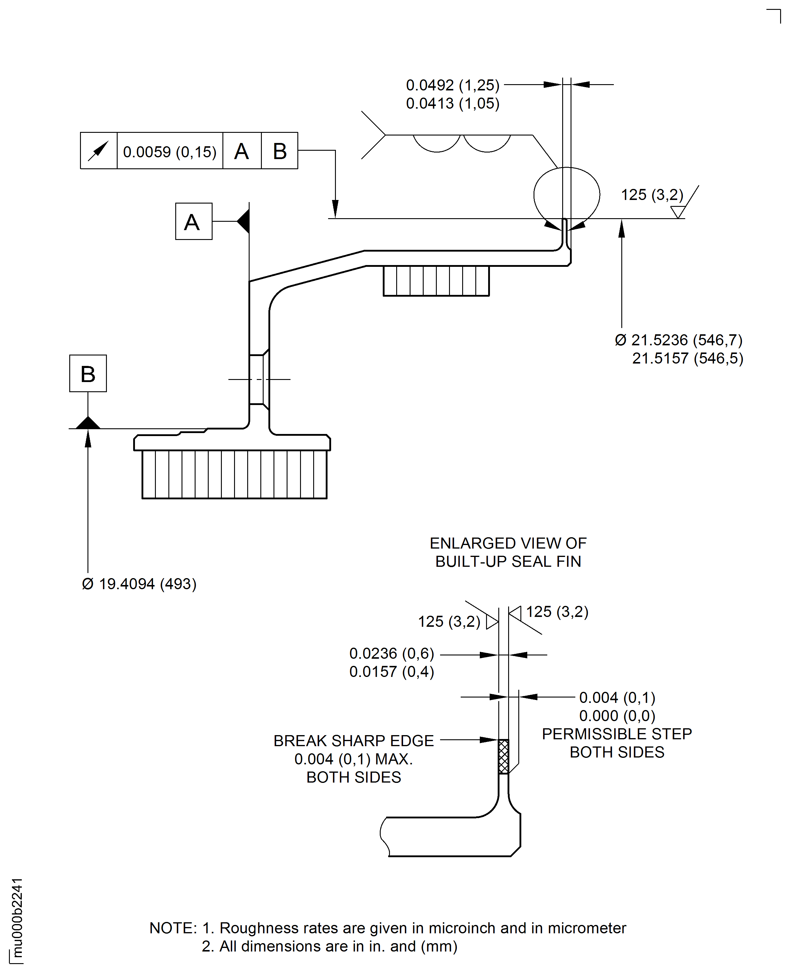 Repair details and dimensions