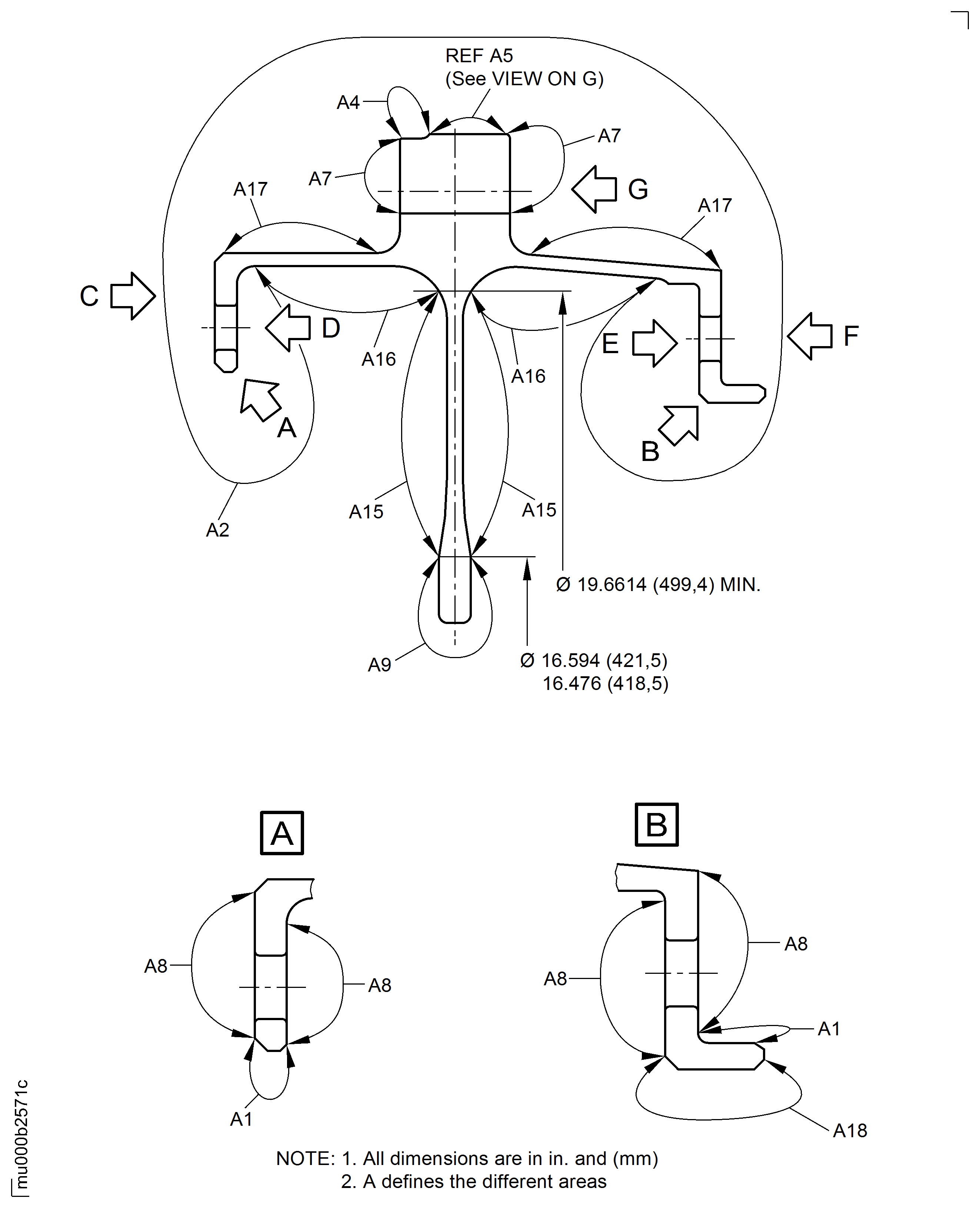 Repair Details and Dimensions