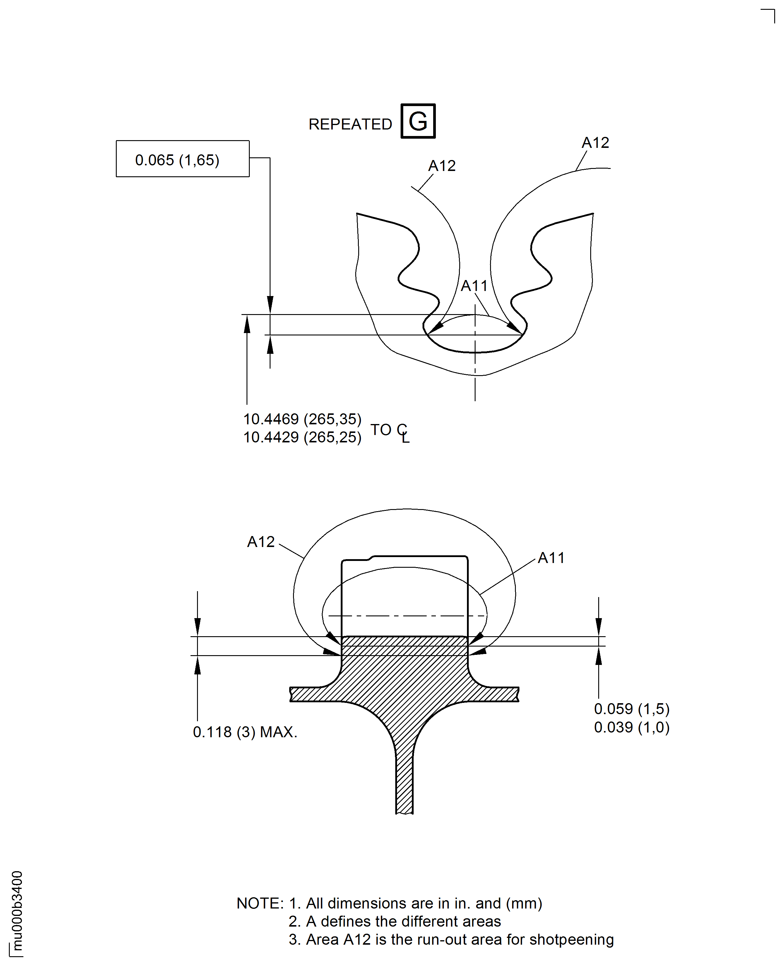 Repair Details and Dimensions