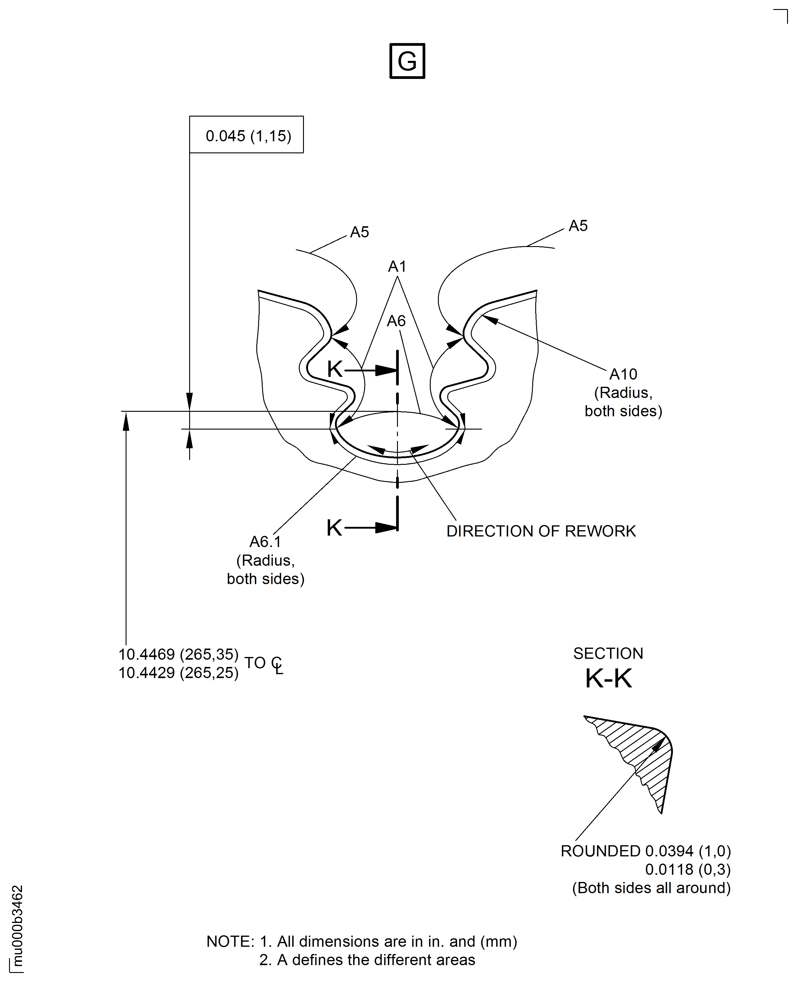 Repair Details and Dimensions