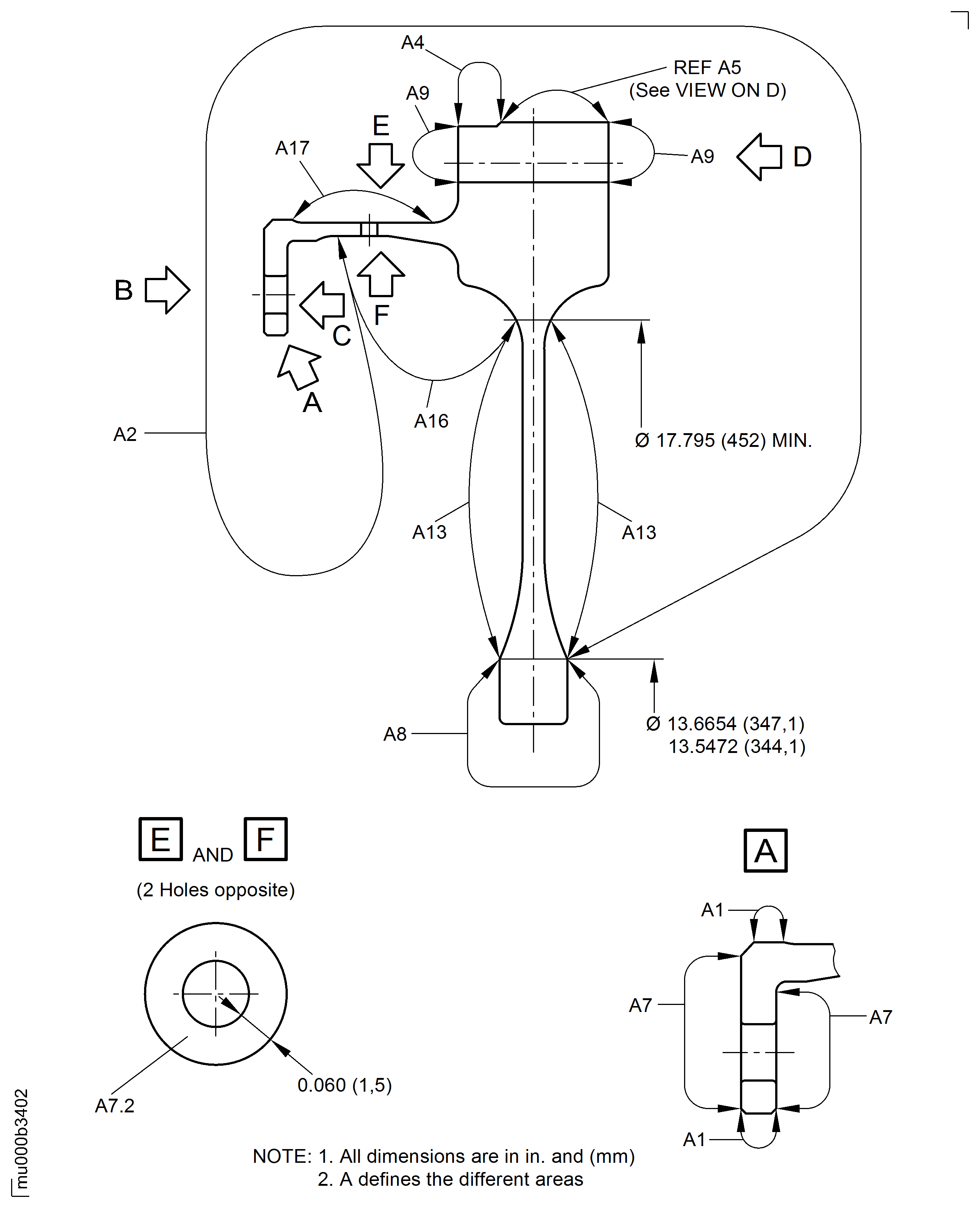 Repair Details and Dimensions