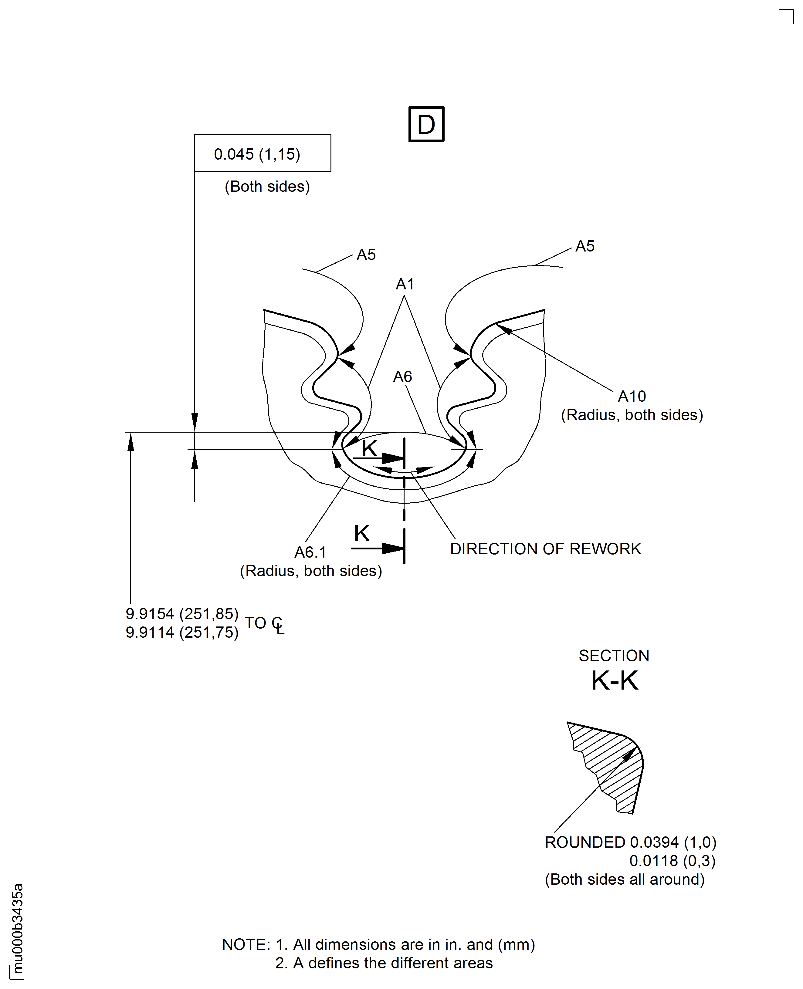 Repair Details and Dimensions