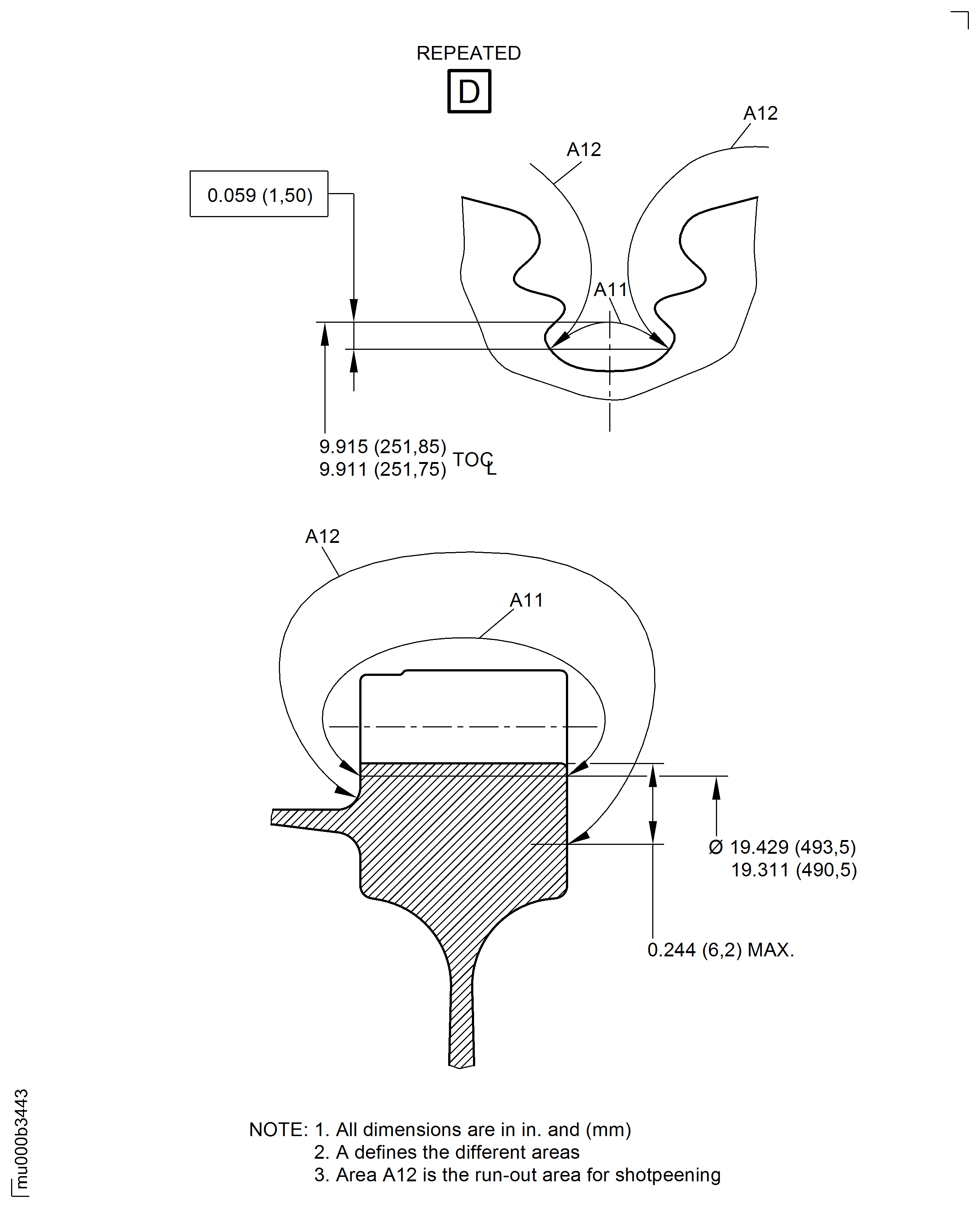 Repair Details and Dimensions