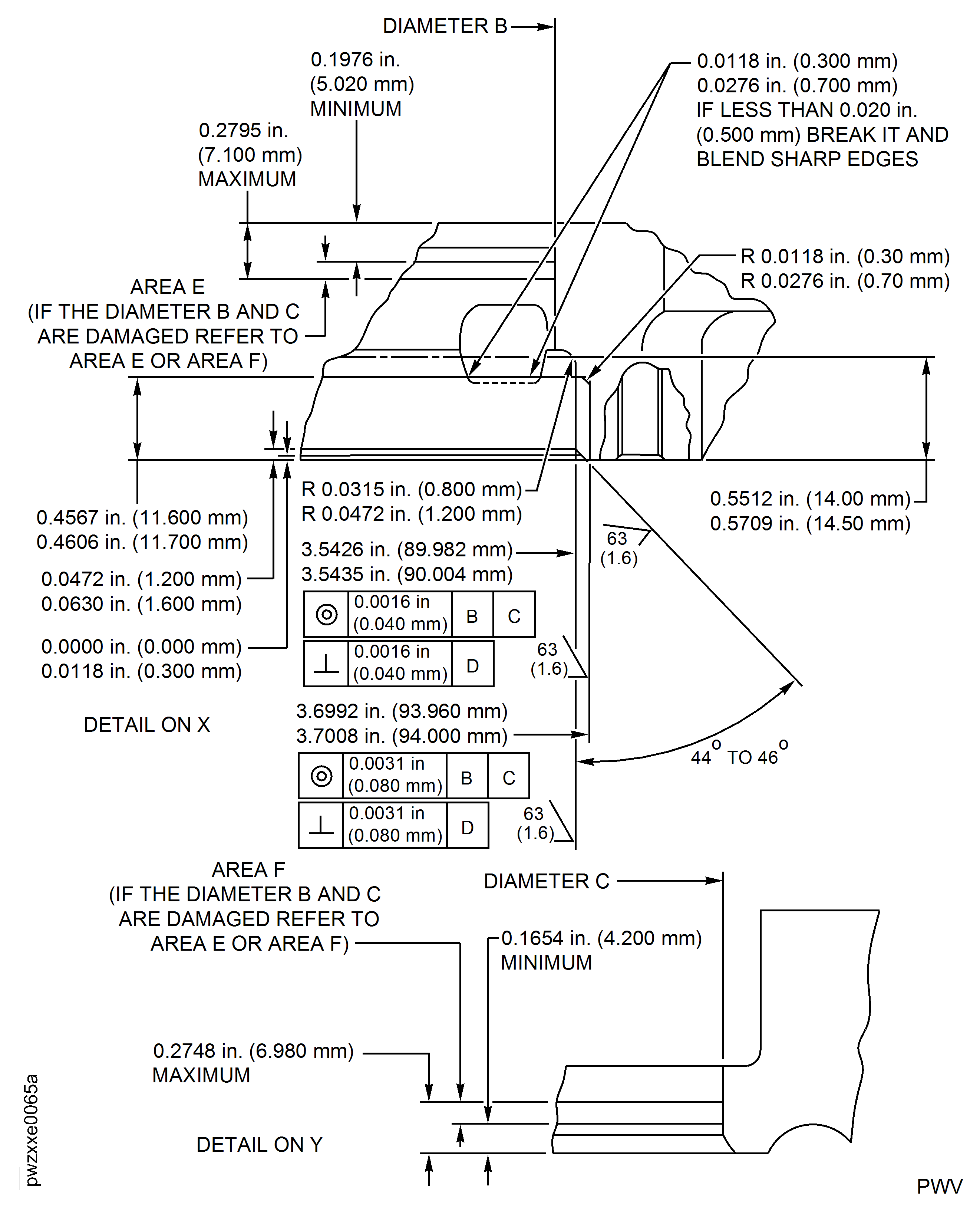 Repair Details And Dimensions