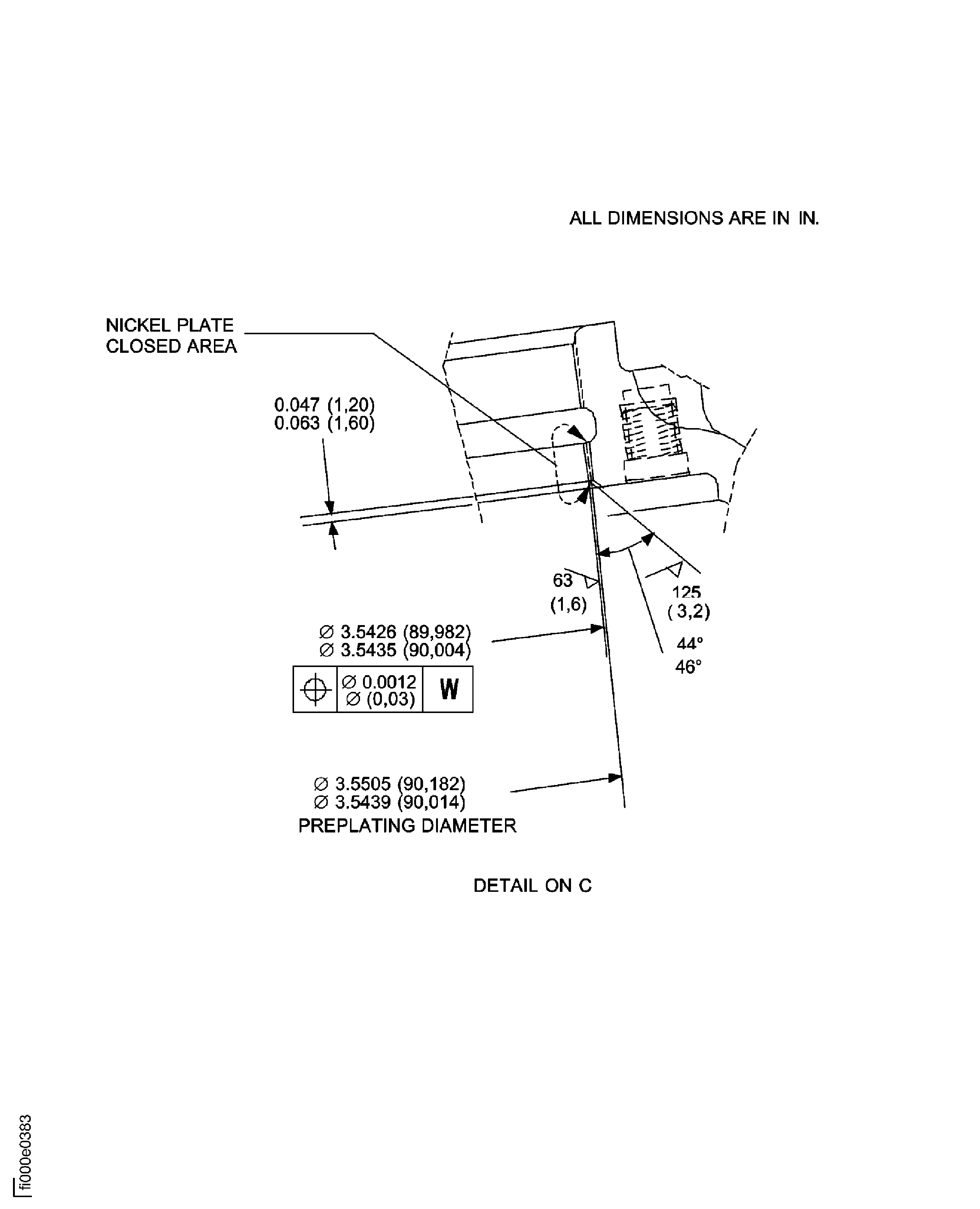 Repair details and dimensions