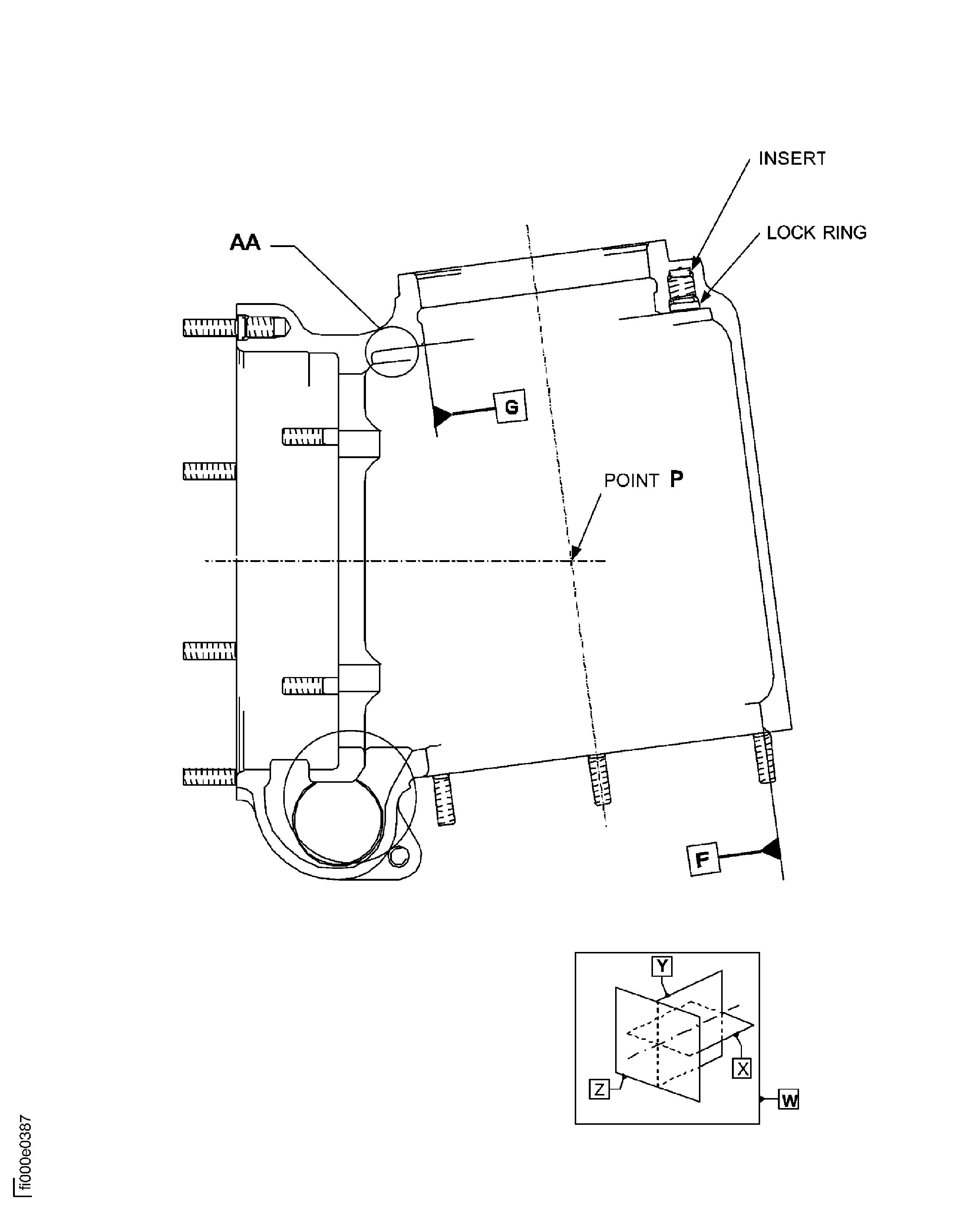 Nickel plate the bearing mating surface of the angle gearbox casing